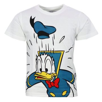 Disney Pyjama Disney Donald Duck Kinder Jungen Schlafanzug Gr. 98 bis 128, Baumwolle