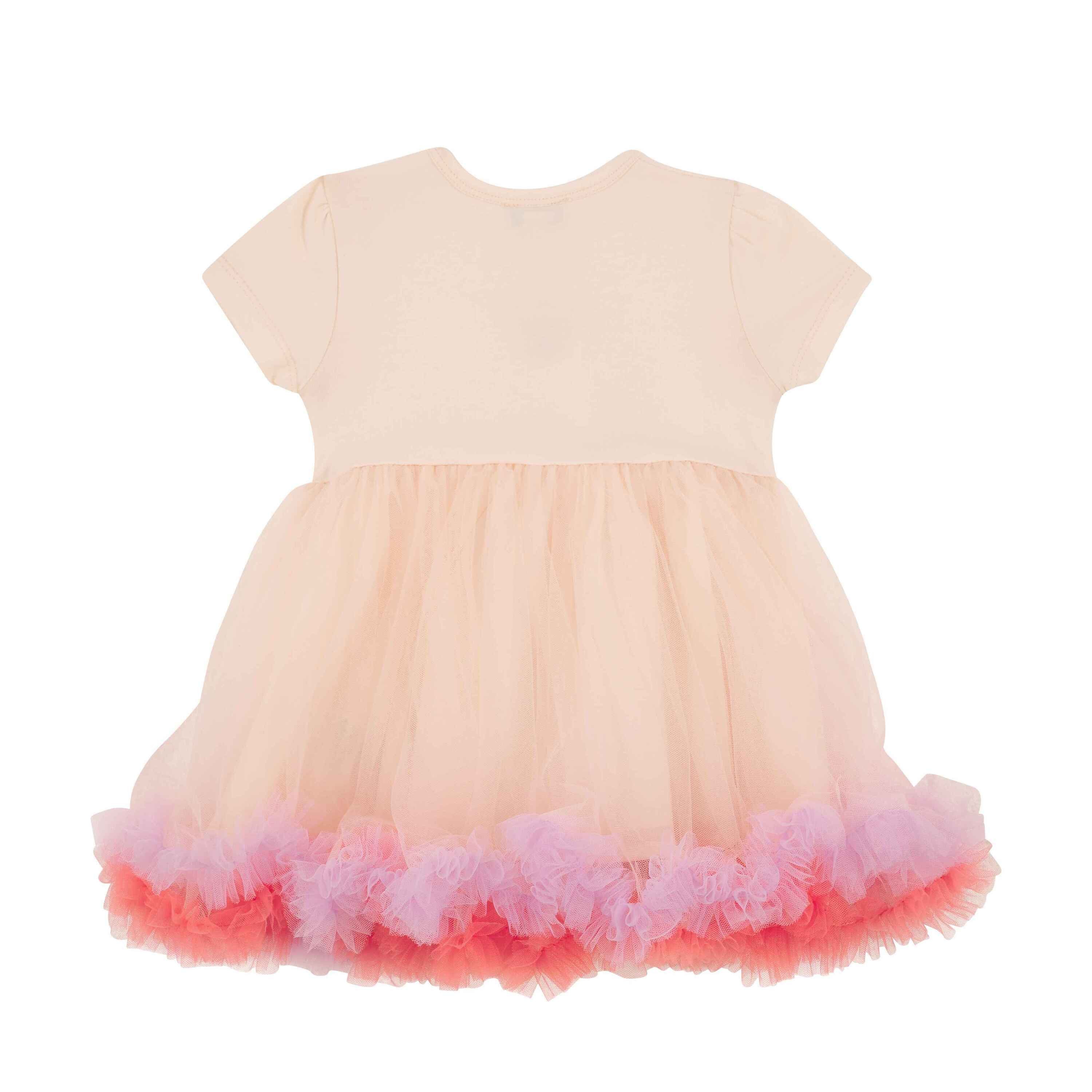 Steiff Trägerkleid Kleid kurzarm Cherry Cake, gefüttert
