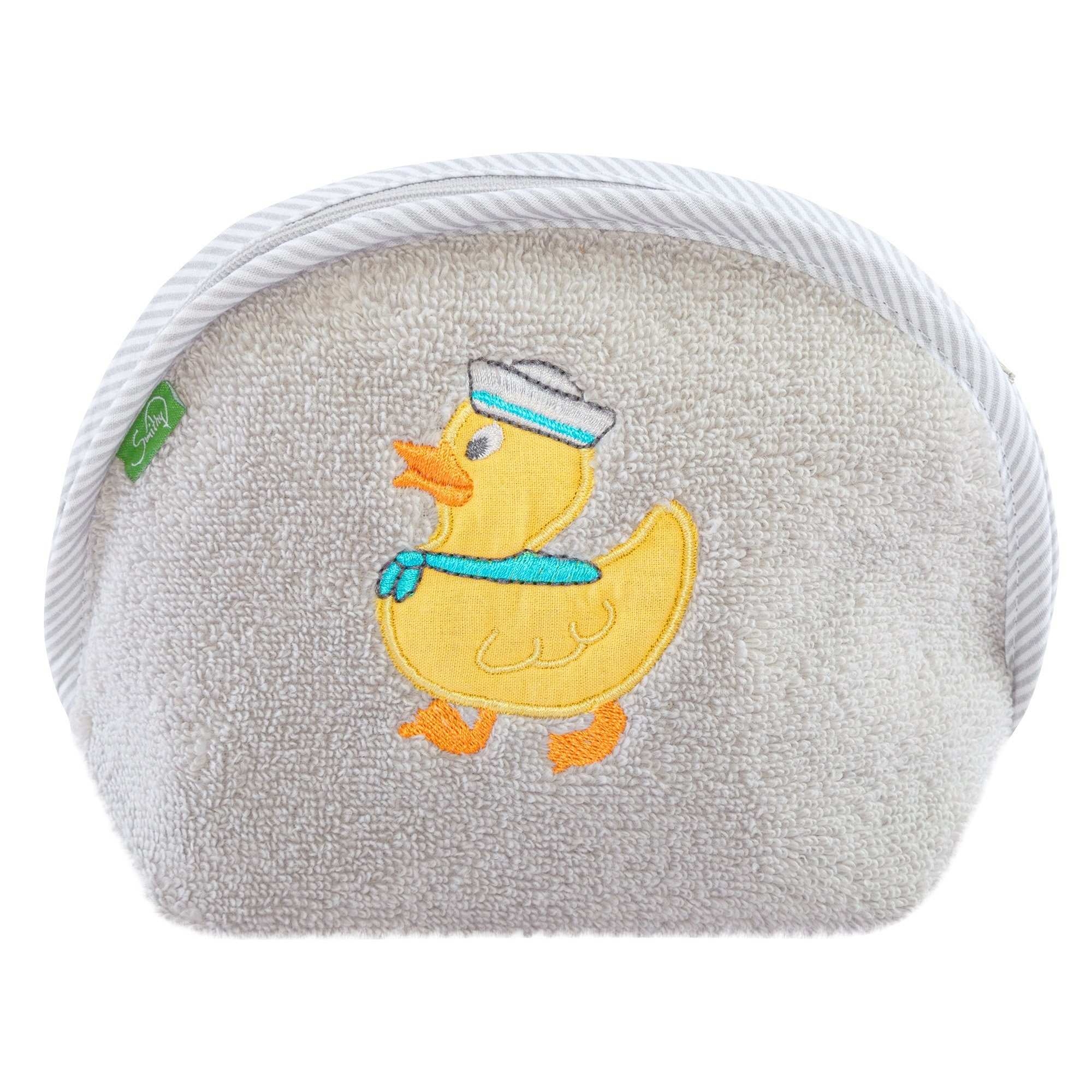 Smithy Kulturbeutel Pastellflausch Ente Frottee (1-tlg)