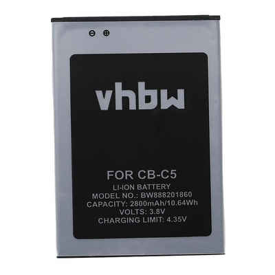 vhbw kompatibel mit Cubot C5 Smartphone-Akku Li-Ion 2800 mAh (3,8 V)