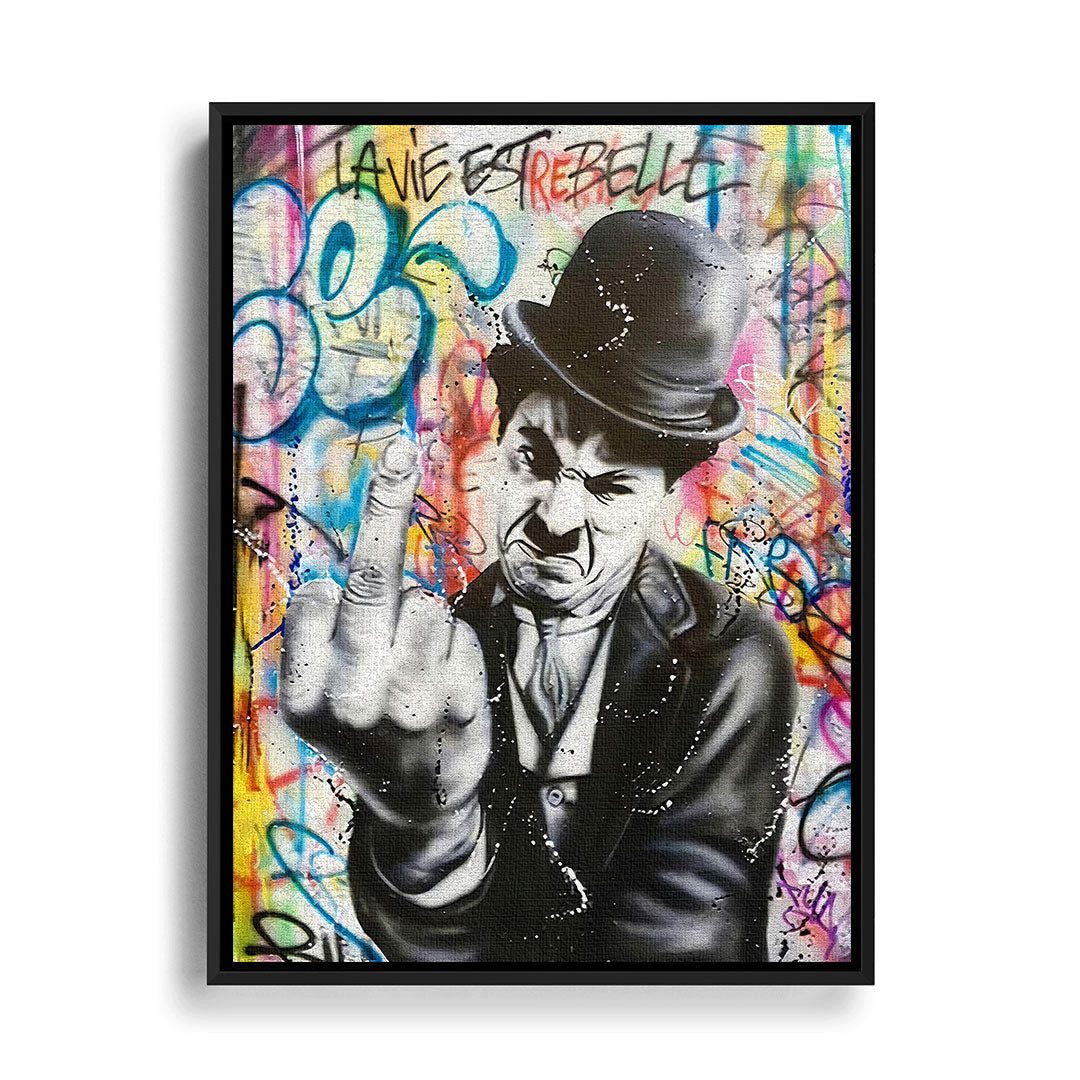 Wandbild Chaplin Art
