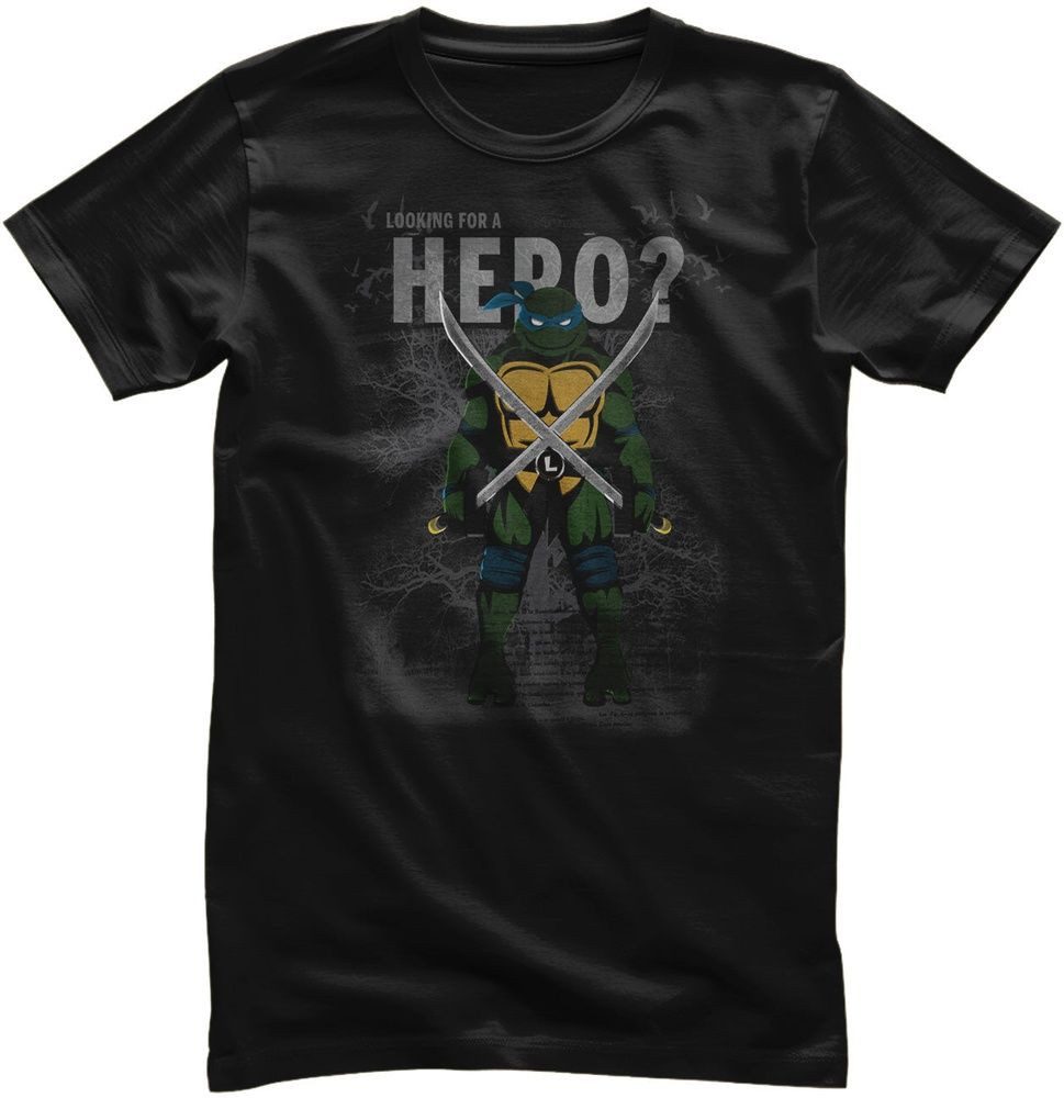 Teenage Mutant Ninja Turtles T-Shirt TMNT - Looking For A Hero? T-Shirt