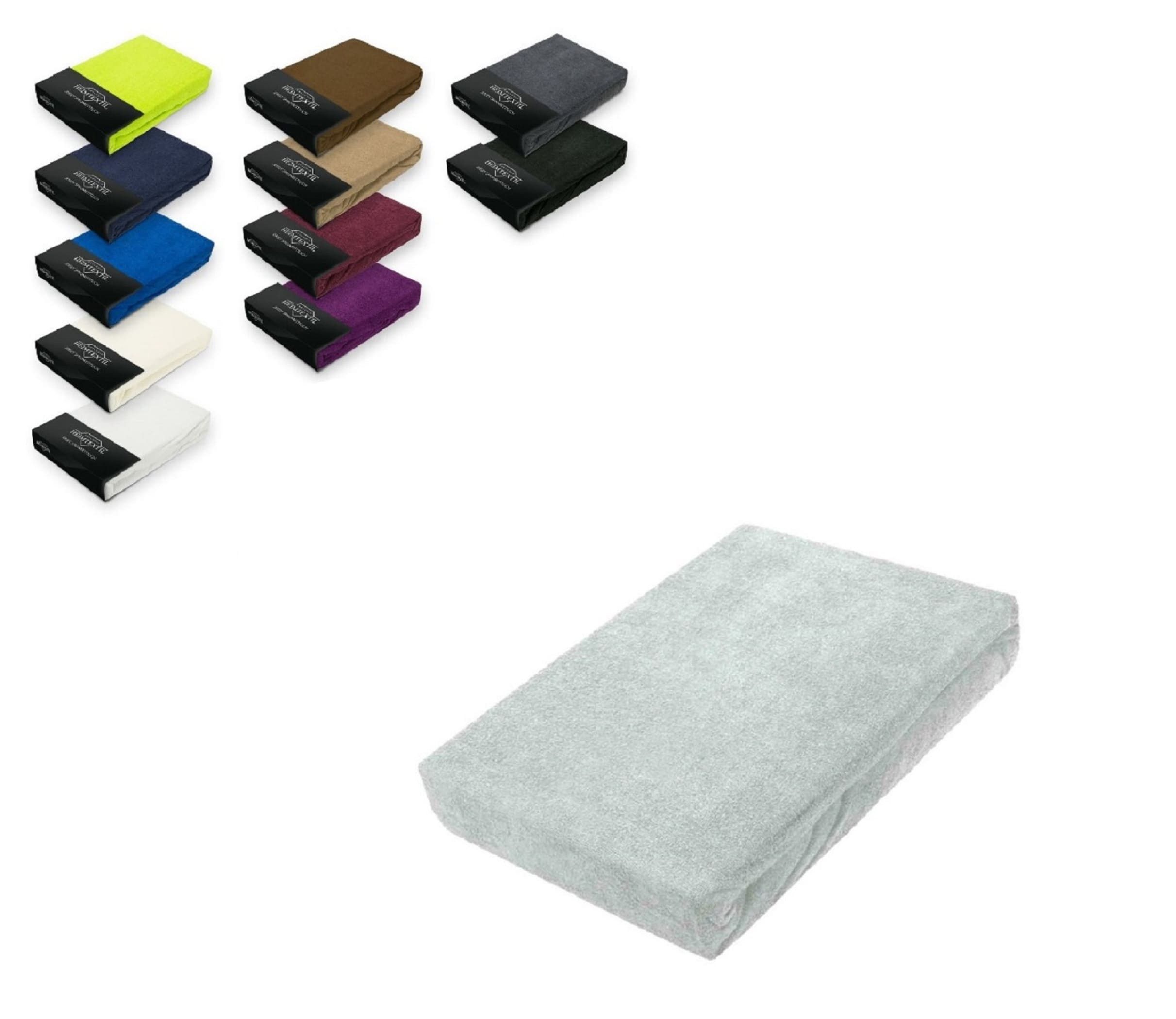 EXKLUSIV HEIMTEXTIL Spannbettlaken Frottee Spannbettlaken mit günstig online kaufen