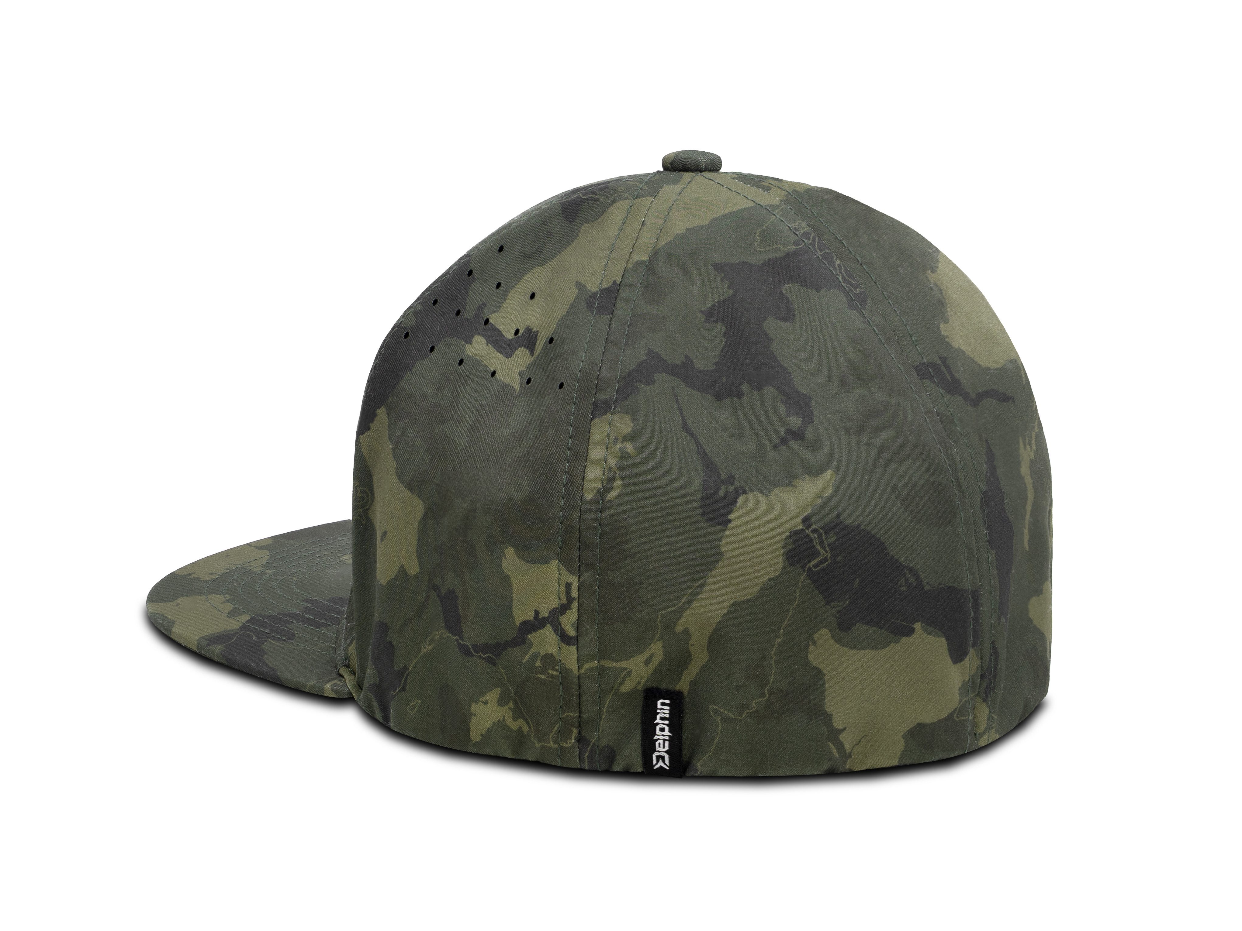 Delphin.sk Snapback Cap Kappe Delphin BANX Flexi SnapBACK - Unisex - Camouflage Karpfen (1-St) Ultraleichte Konstruktion