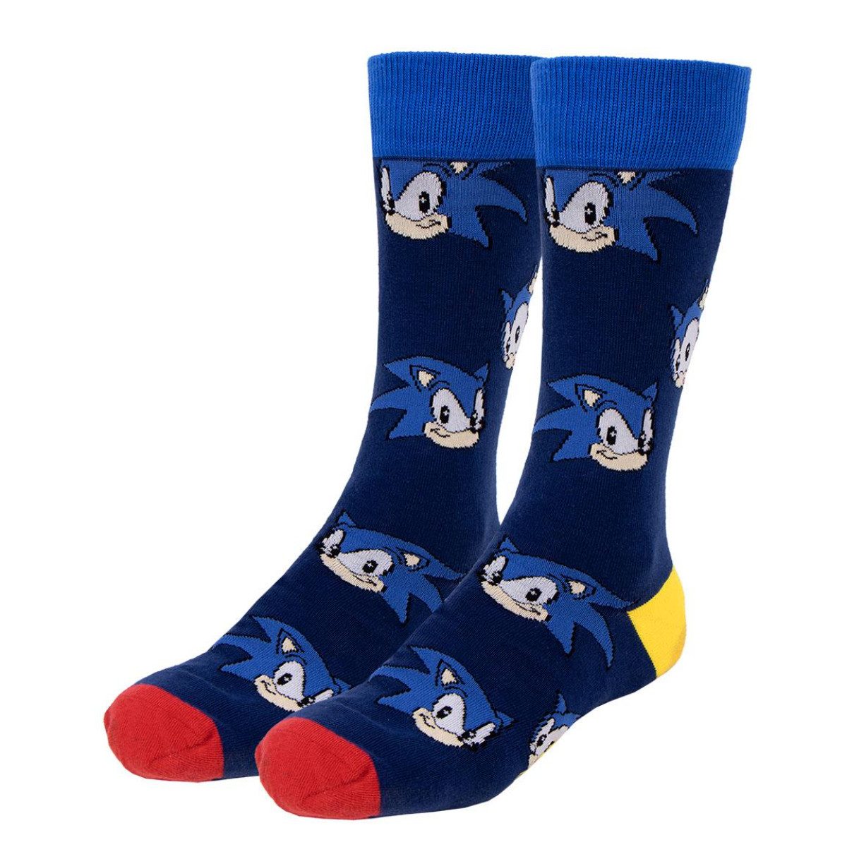 Cerda Socken Sonic Socken 3er Pack 40-46 Erwachsene Unisex Baumwollsocken – Bild 4 von 4