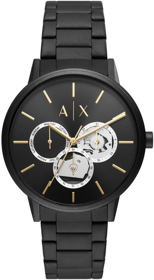 ARMANI EXCHANGE Multifunktionsuhr AX2748, Edelstahlgehäuse, IP-beschichtet,  Ø ca. 42mm