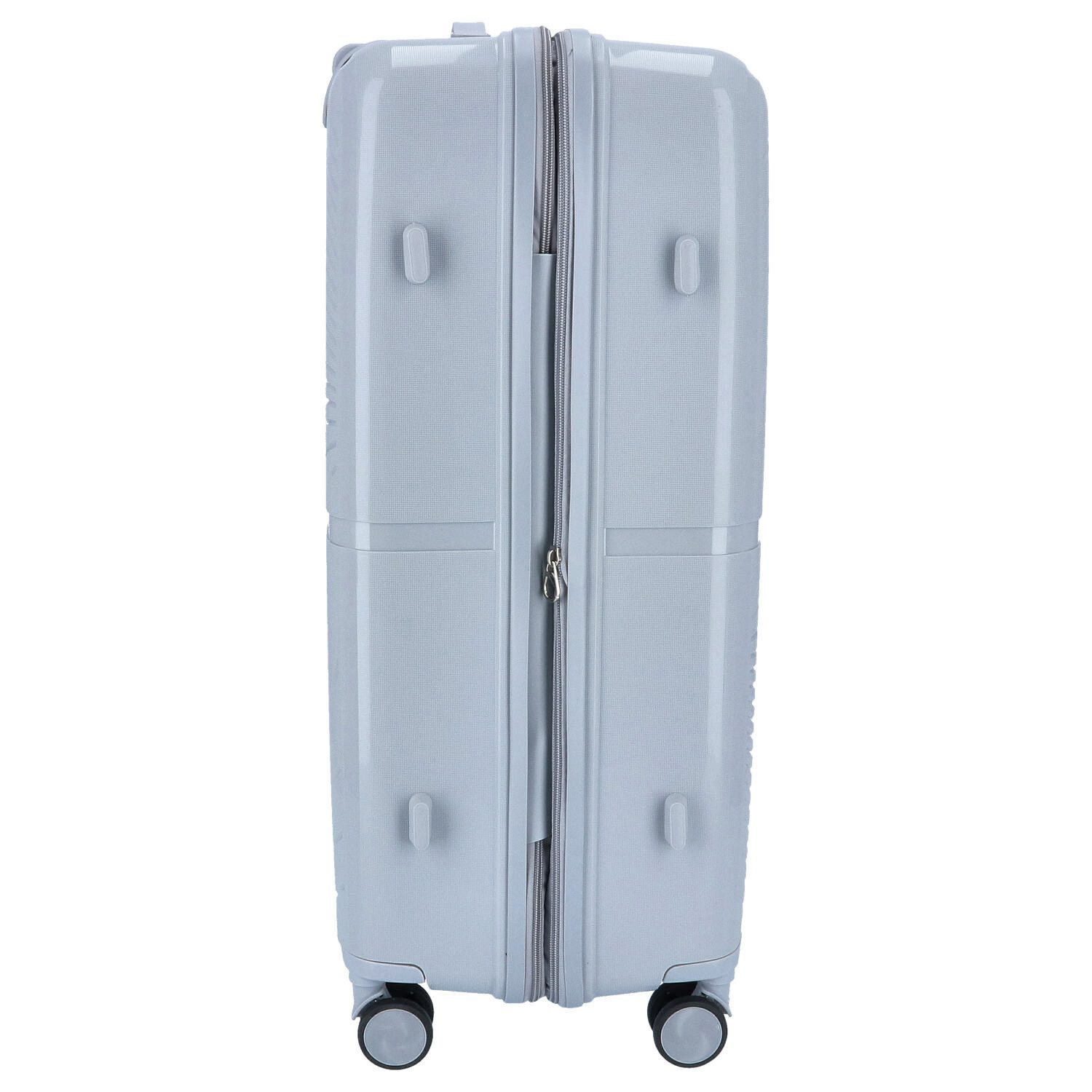 DYX Koffer DYX 4 Rollen Trolley L 76 cm Paris hellgrau, 4 Rollen Rollen