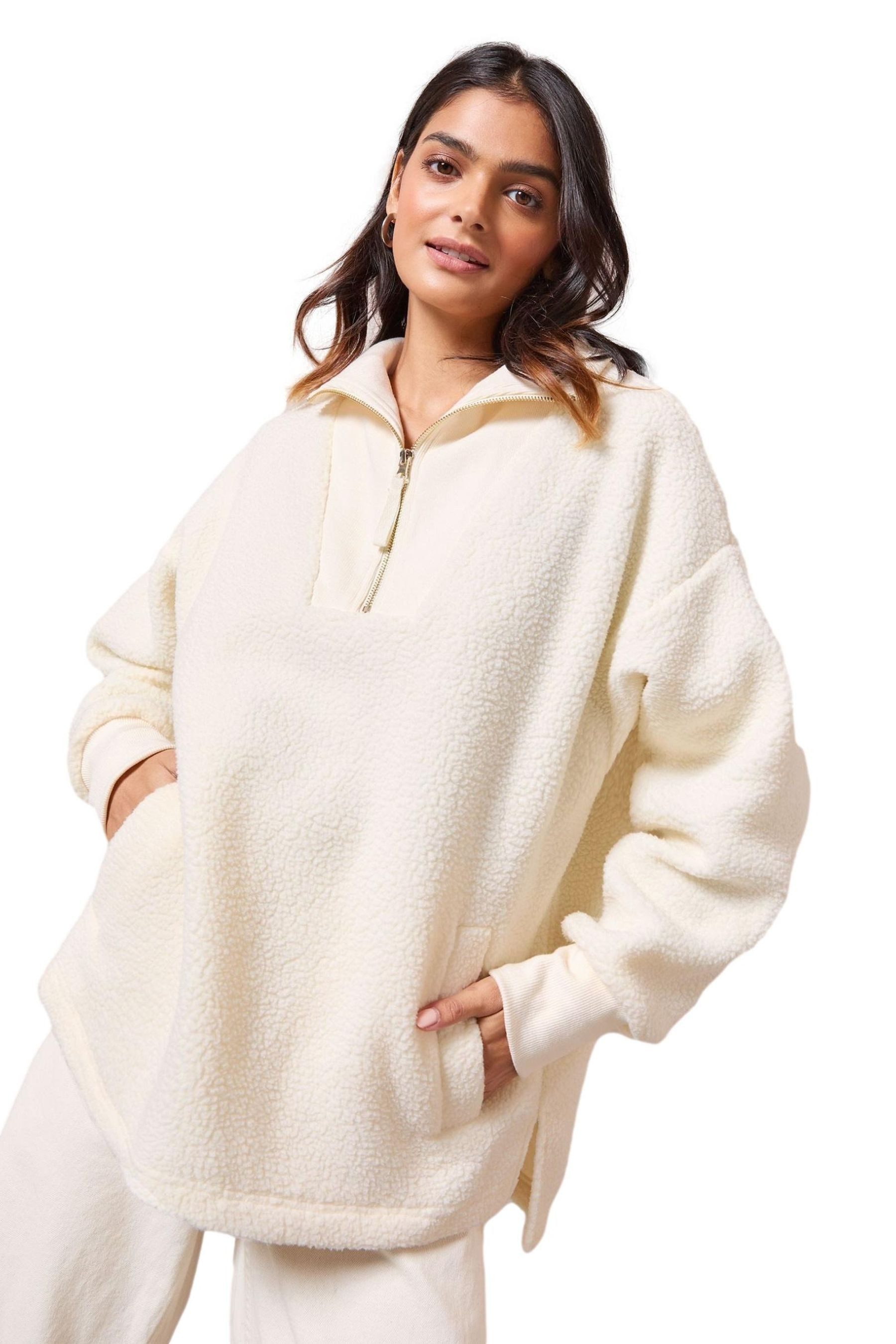 Friends Like These Sweatshirt Friends Like These Teddyfell-Sweatshirt mit R günstig online kaufen