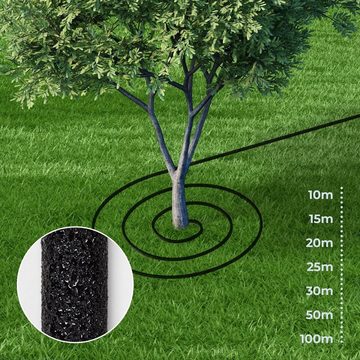 GreenEdge Gartenschlauch Perlschlauch ½ -Zoll Tropfschlauch inkl. 35-teiligem Anschlussset