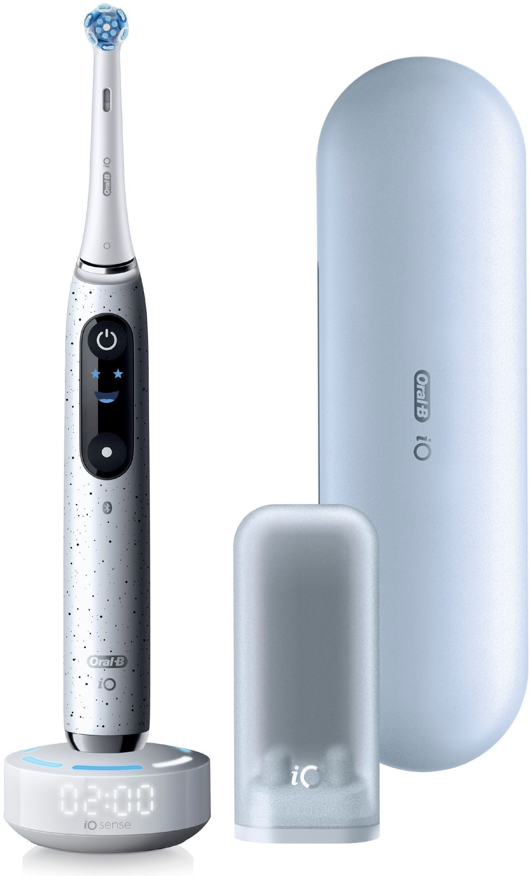 Oral-B Elektrische Zahnbürste Oral-B iO Series 10, Aufsteckbürsten: 1 St., 1 Aufsteckbürste, Aufsteckbürstenhalter, Lade-Reise-Etui, iO Sense Zahnputz-Coach, Sc – Bild 2 von 5
