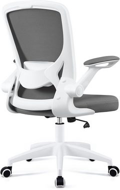 KERDOM Bürostuhl (Bürostuhl ergonomisch: Schreibtischstuhl mit verstellbarem Sitz), Bürostuhl, Ergonomischer Schreibtischstuhl mit Klappbaren Armlehnen