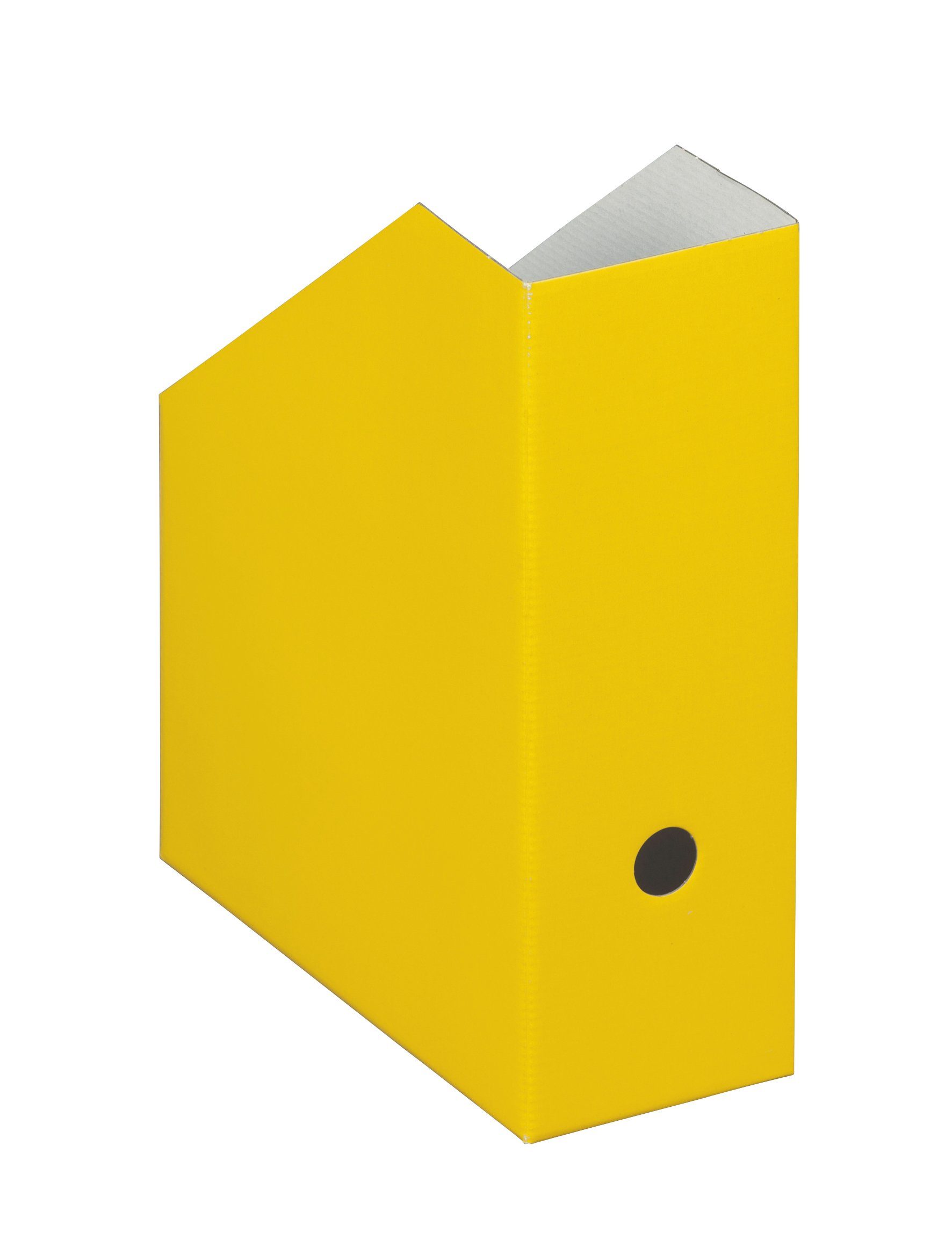 NIPS Stehsammler UNI COLOUR Zeitschriftenbox extrabreit, 10,5 x 31,5 x 26,5 cm, Zeitschriftensammler, Wellkarton