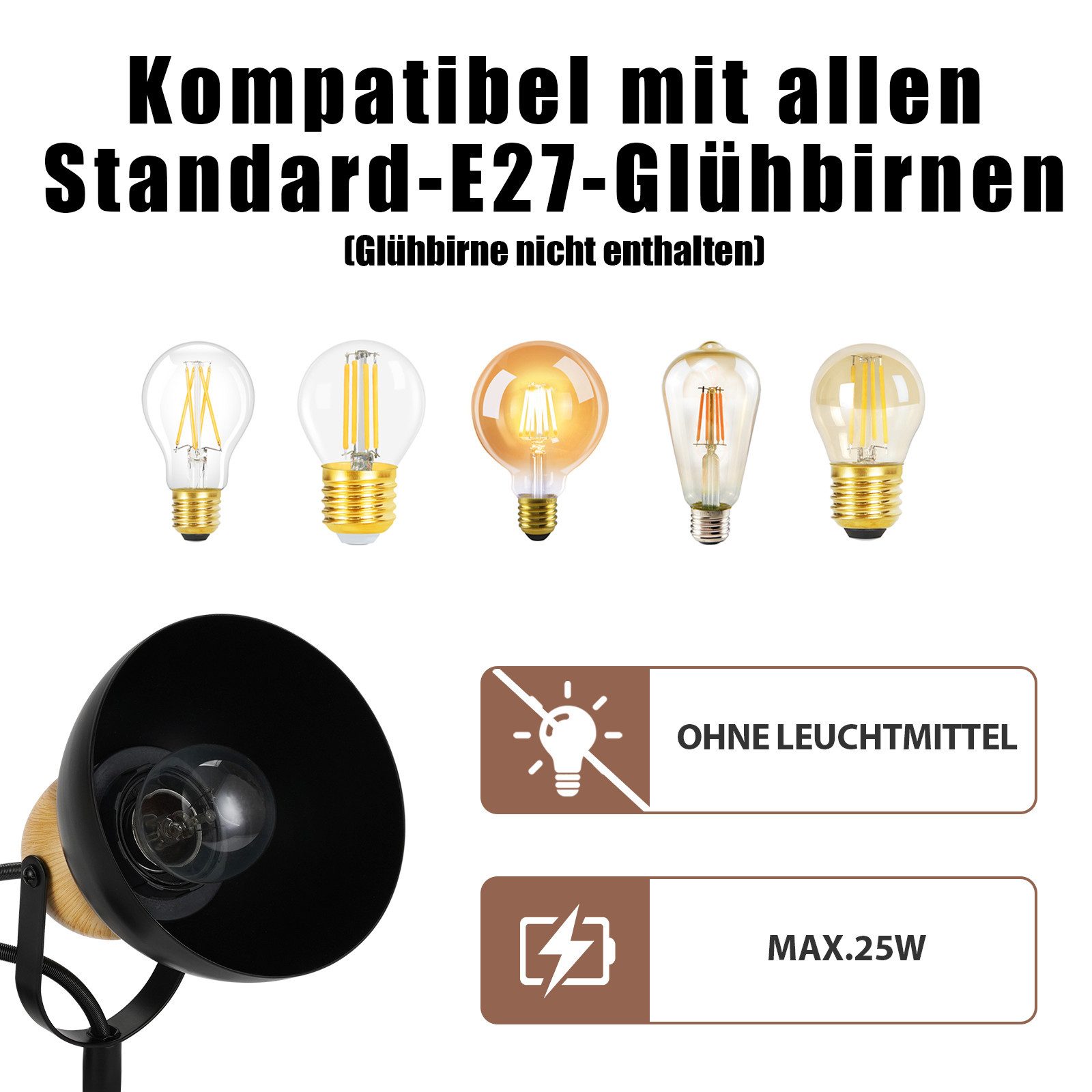 ZMH Deckenstrahler 2/3/4 Flammig 350° Schwenkbar günstig online kaufen