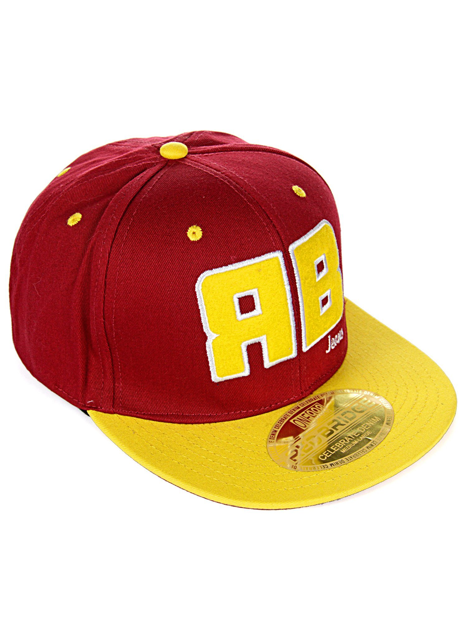 Schirm kontrastfarbigem mit bordeaux Sittingbourne RedBridge Baseball Cap