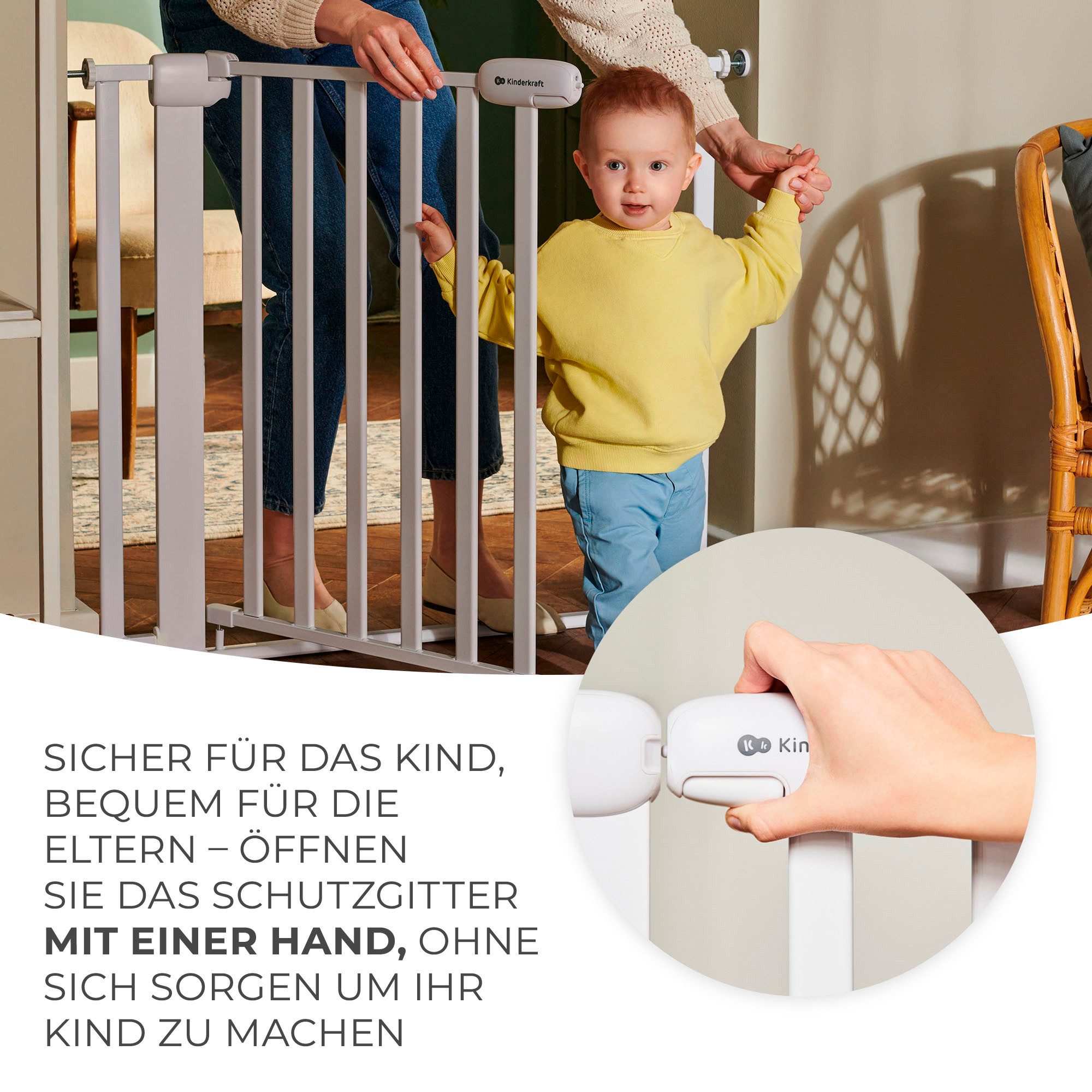 Kinderkraft Türschutzgitter LOCK & GO