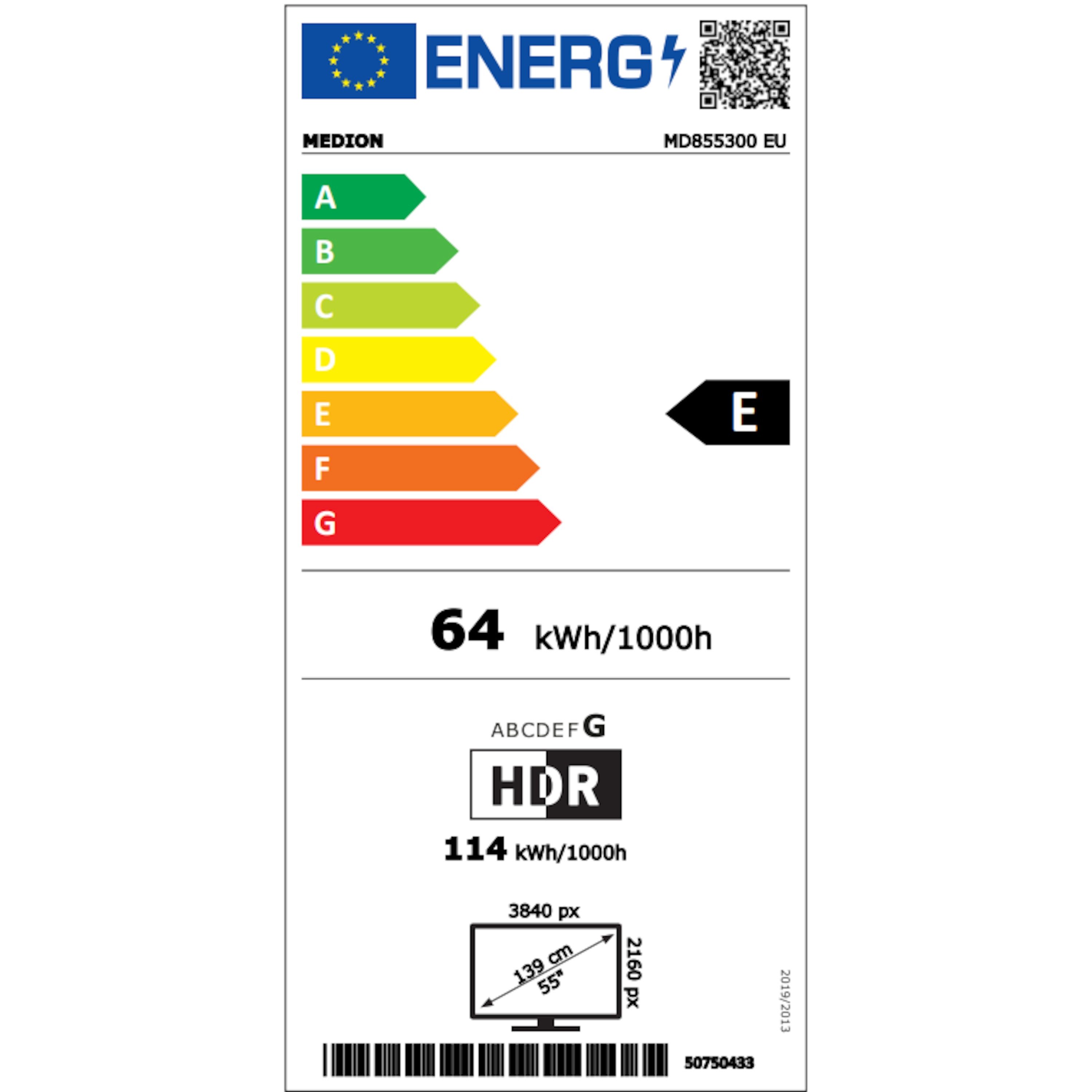 Energieeffizienzklasse: 