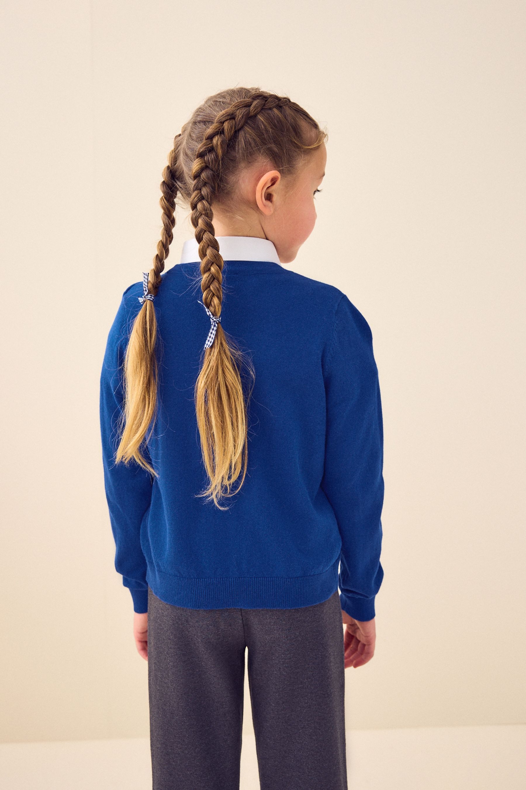 Next Strickjacke Strickjacke mit schleifenverzierten Taschen (1-tlg) – Bild 4 von 5
