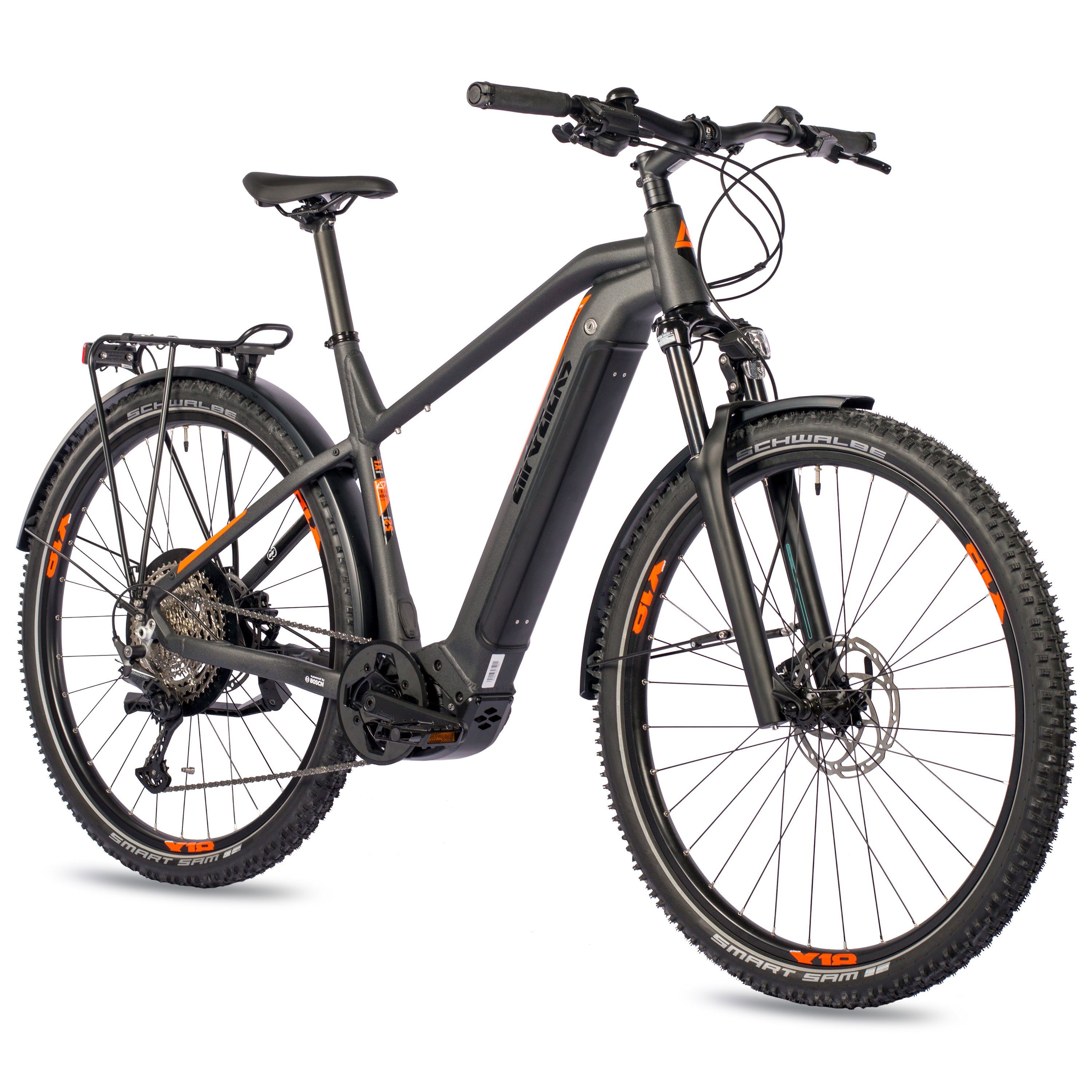 Airtracks E-Bike Mountainbike 29 Zoll E-Bike SUV MTB BOSCH Performance Line CX Gen 4 500 Wh MAVERIX, 12 Gang, Kettenschaltung, Mittelmotor, 500 Wh, SHIMANO DEORE RD-6100 - 47cm 52cm 56cm