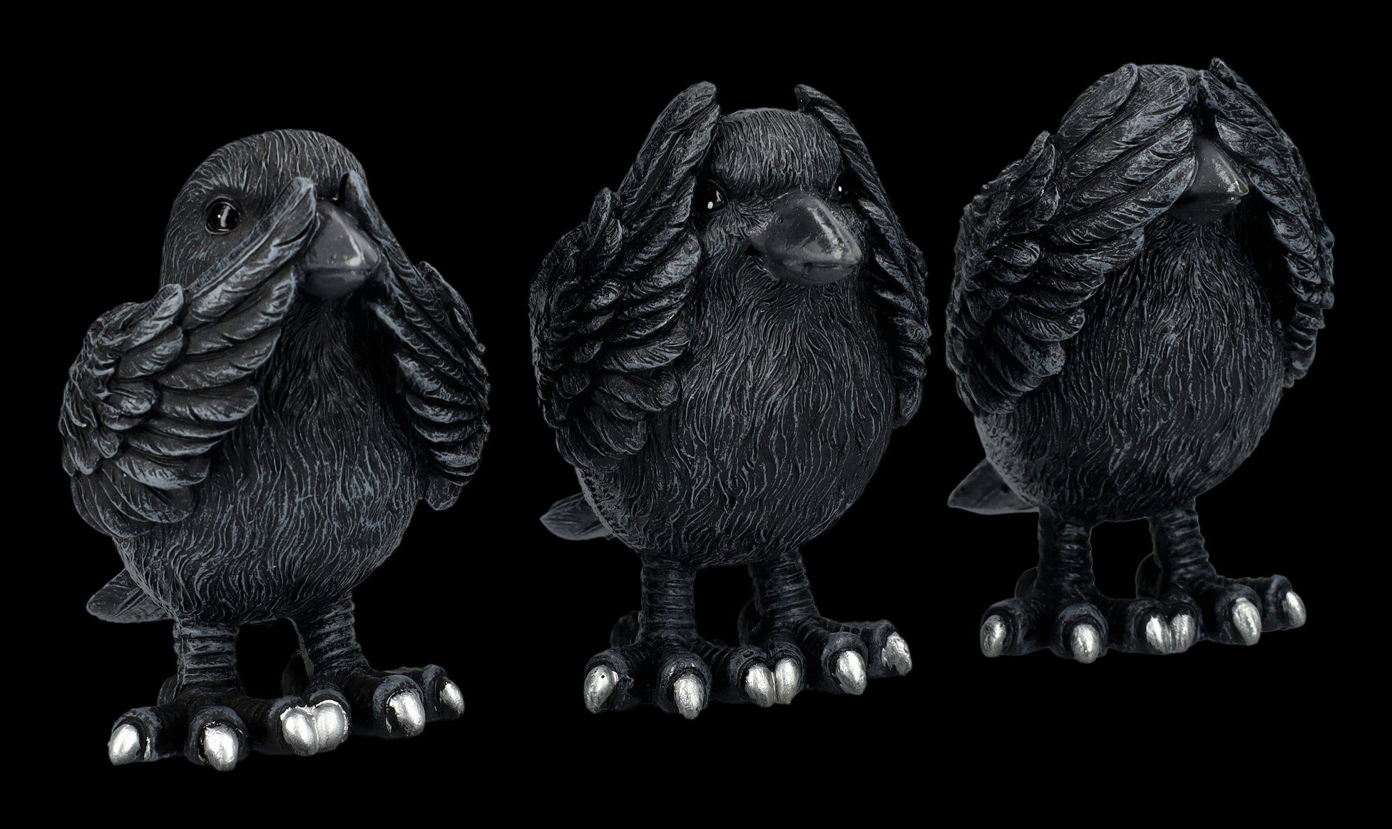 Figuren Shop GmbH Tierfigur Raben Figuren - Nichts Böses - Nemesis Now - Ti günstig online kaufen