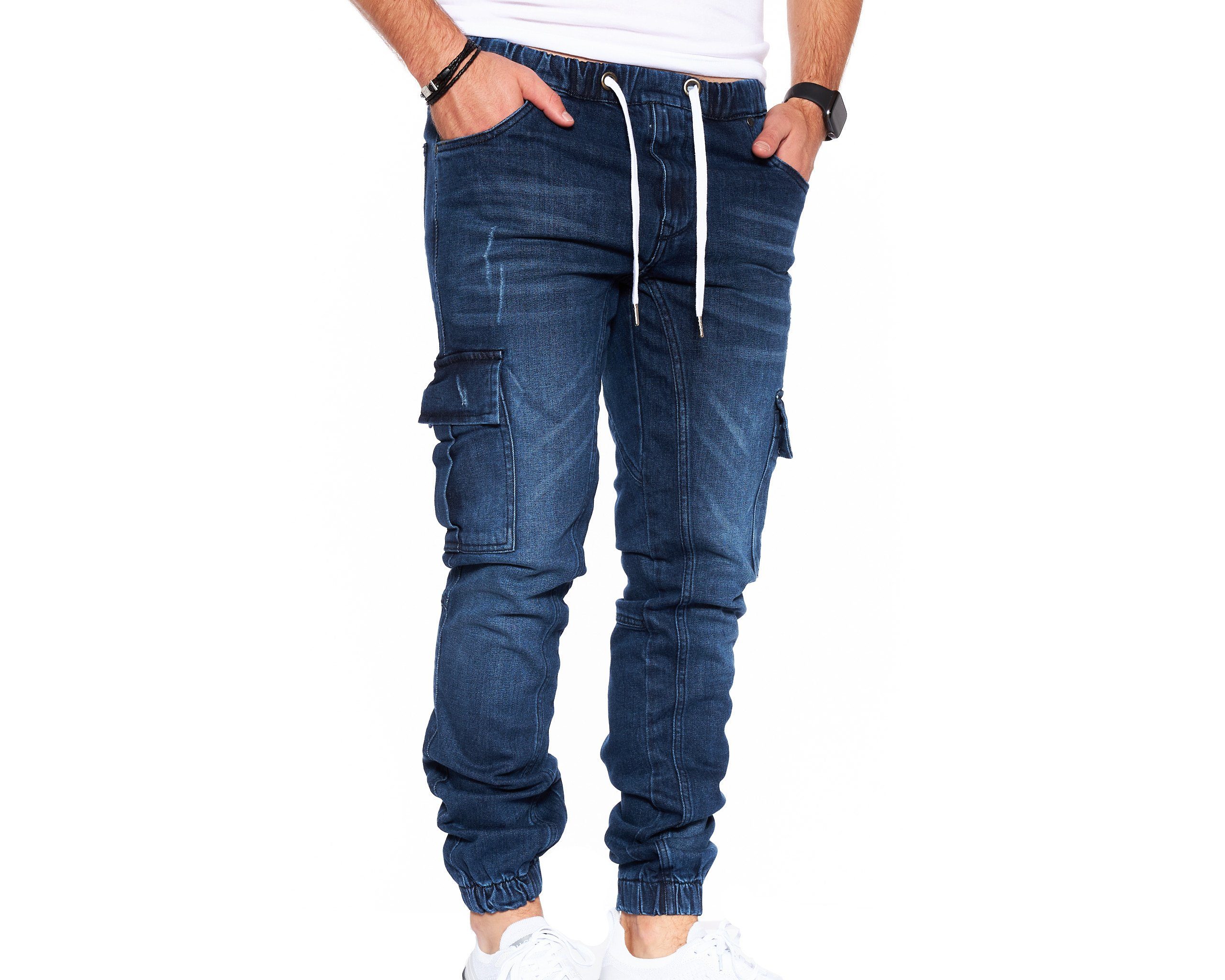 Styleko Chinohose 8004 Styleko Cargohose Herren Jeans Cargohose männer Jean günstig online kaufen