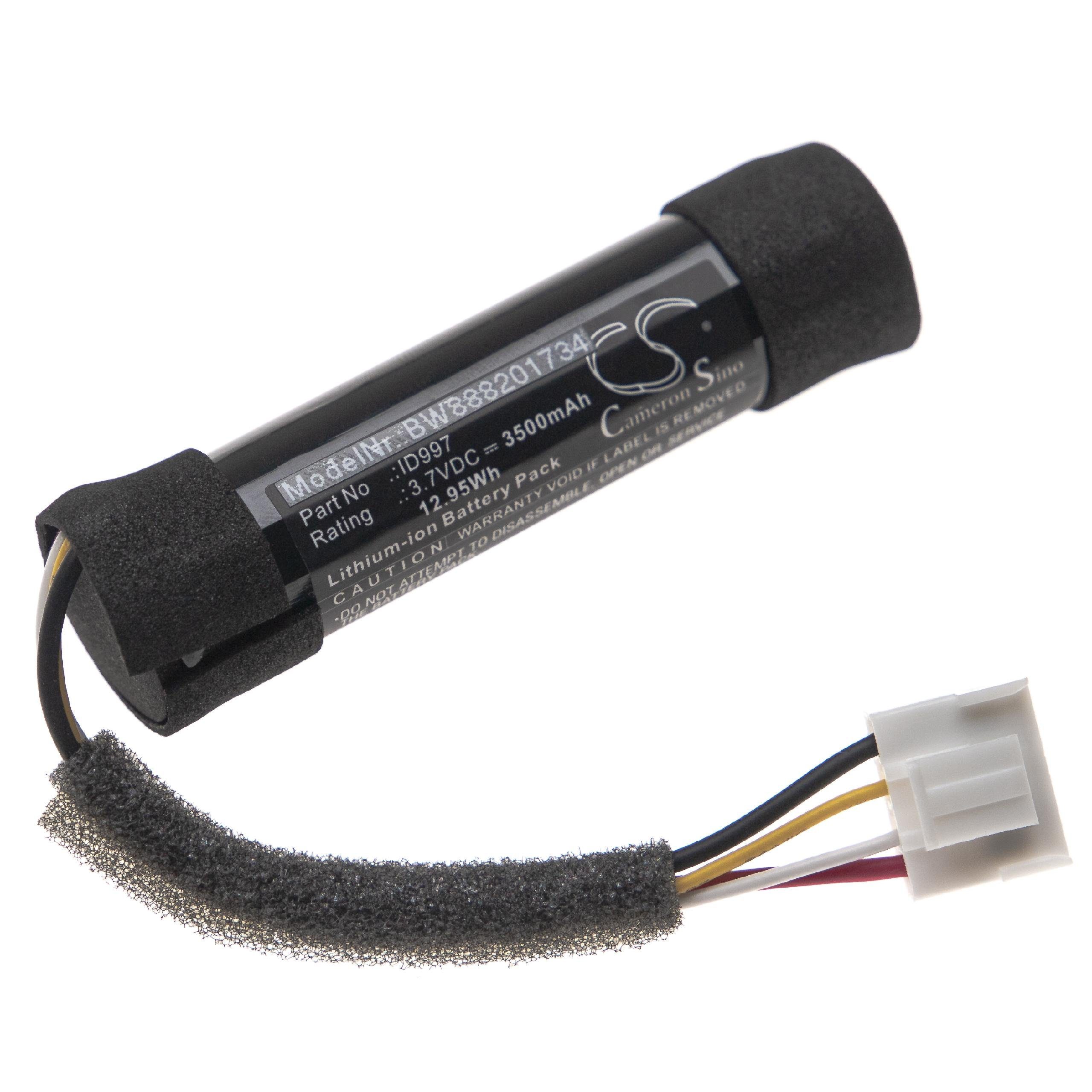 vhbw Akku passend für Harman/Kardon HKOS6GRYSG, HKOS6BLKSG, Onyx Studio 6, Akku Akku Li-Ion 3500 mAh (3,7 V), Leistungsfähiger Austausch-Akku für Outdoor Lautsprecher