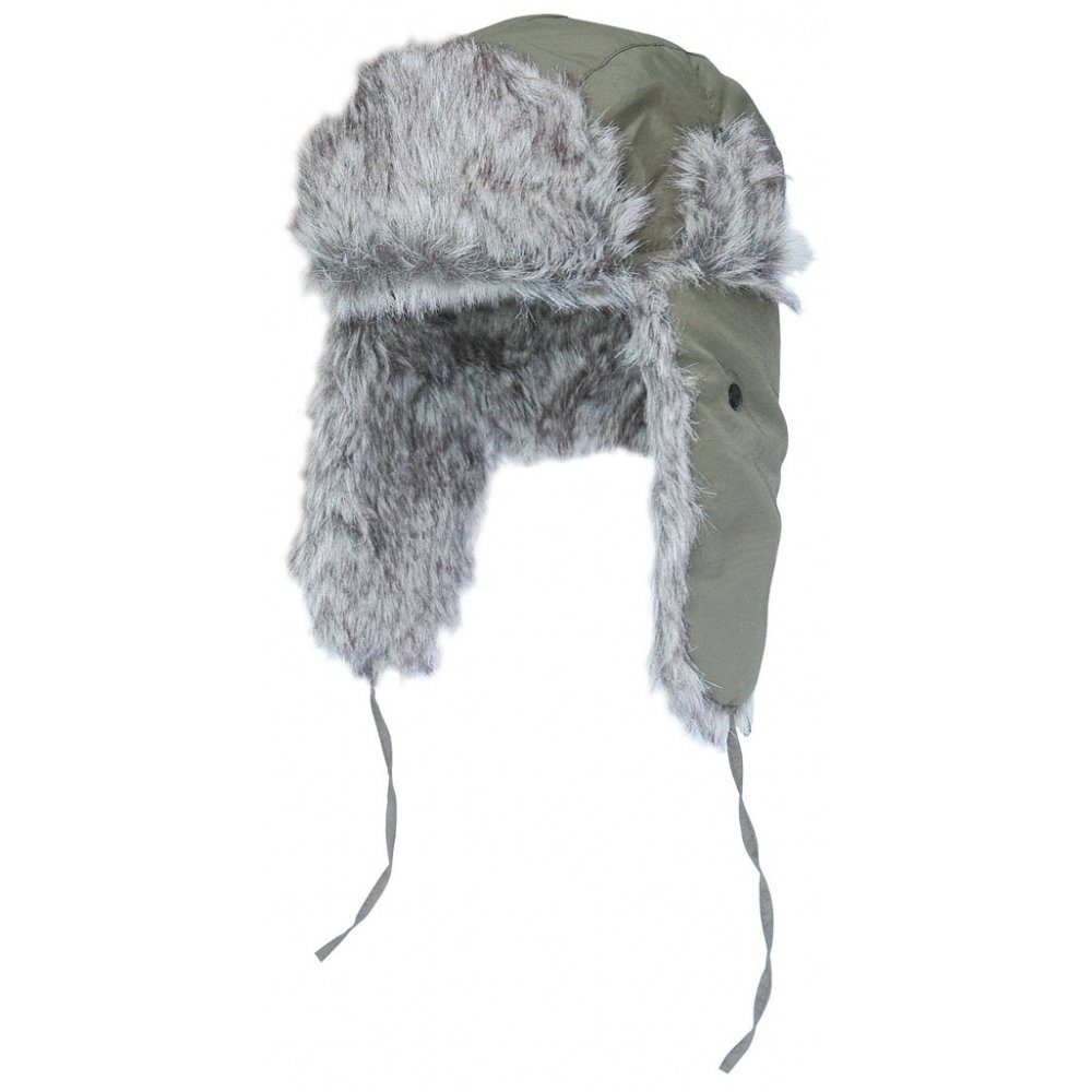 A. Blöchl Fellimitatmützen Fliegermütze oliv - L (Packung) günstig online kaufen
