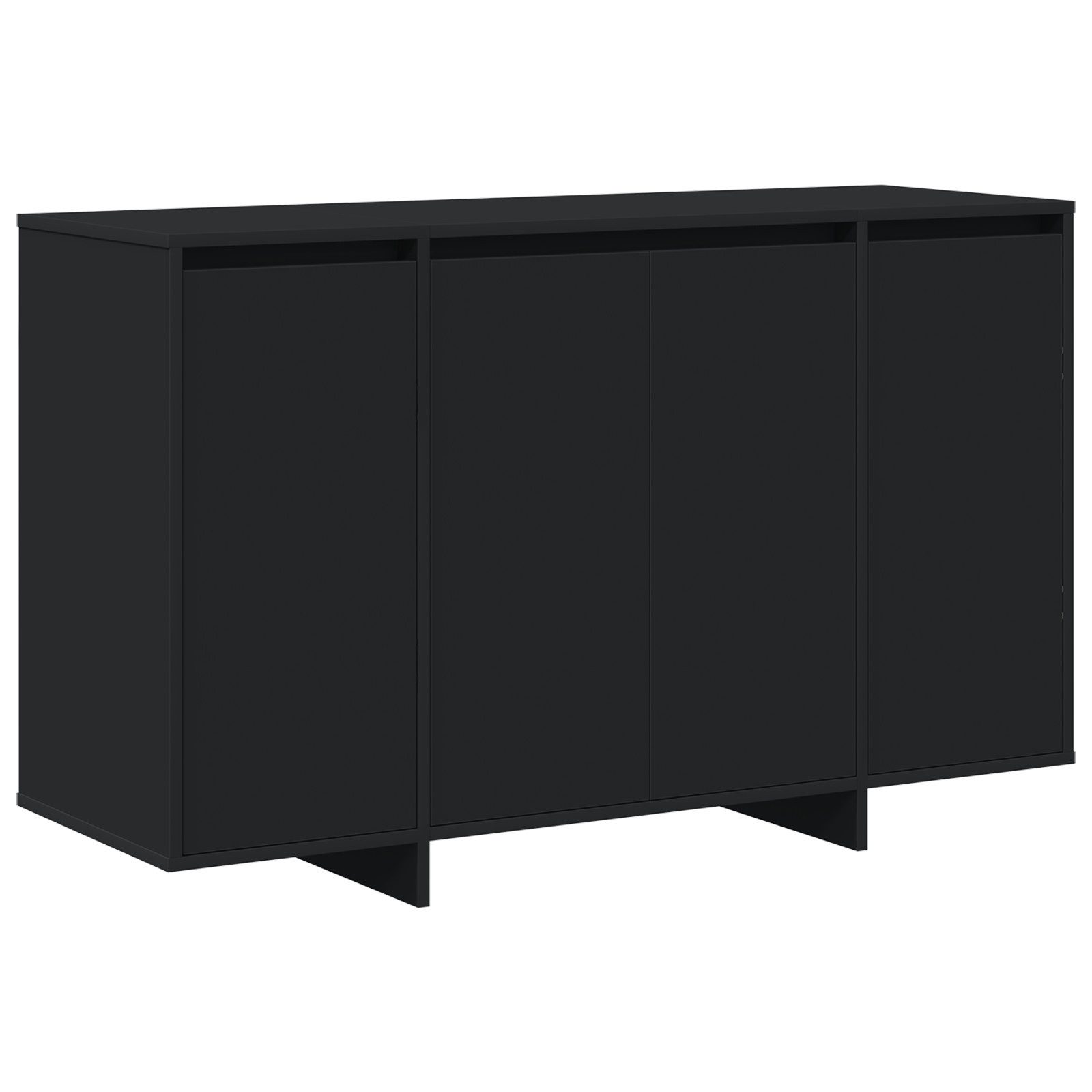 vidaXL Sideboard Schwarzes Sideboard Schwarz Hochwertiger günstig online kaufen