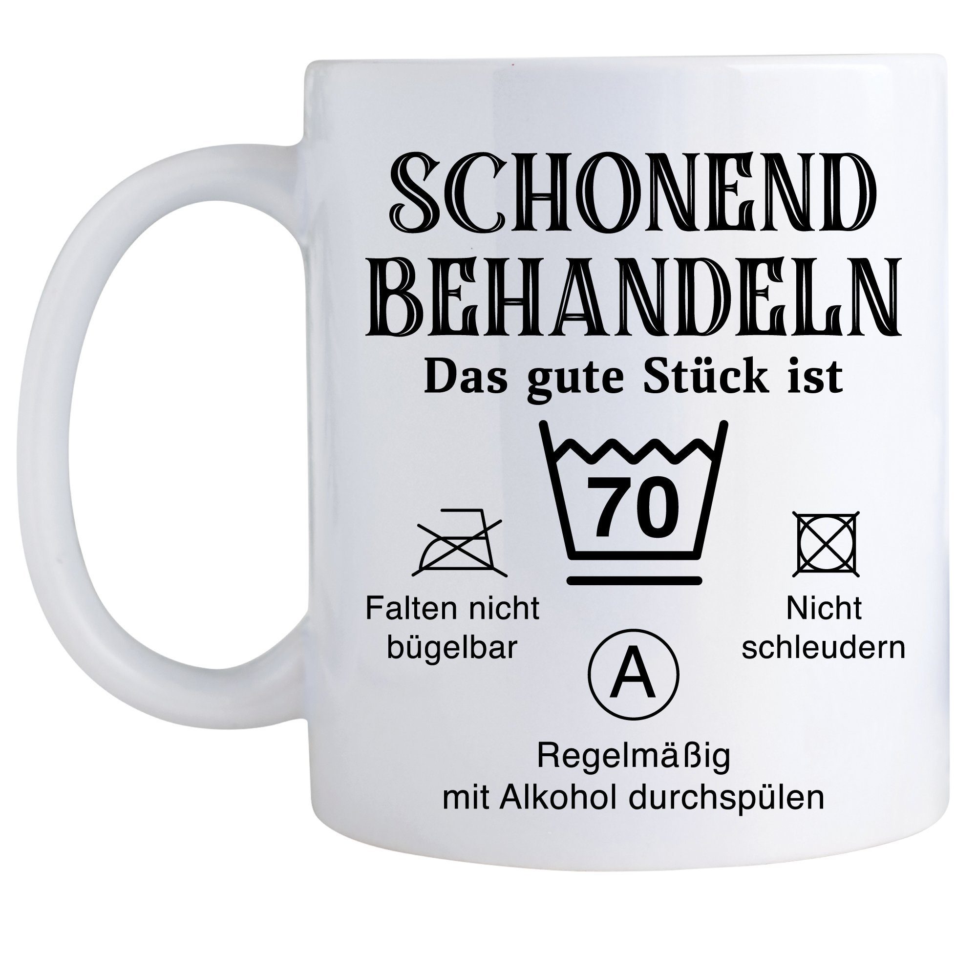 Giftandprint Tasse Runder Geburtstag 30 Geschenk 30er - 90er Geschenkidee Vater Männer, 70-tlg., Inkl. Geschenkbox, beidseitig, 30er Geburtstag, 50er Geburtstag