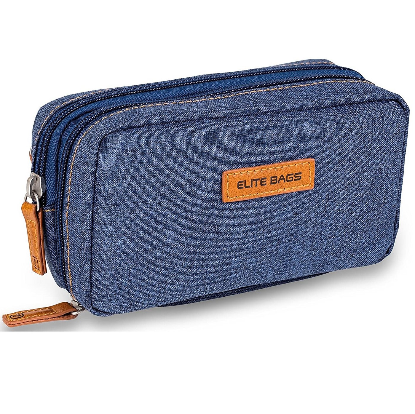 Elite Bags Aufbewahrungstasche Elite Bags DIABETIC'S Diabetikertasche blau (Insulin-Tasche, 1-tlg., inkl. Kühlpad), geschütztes, thermoisoliertes Insulin-Fach mit Platz für GEL Kühlpad