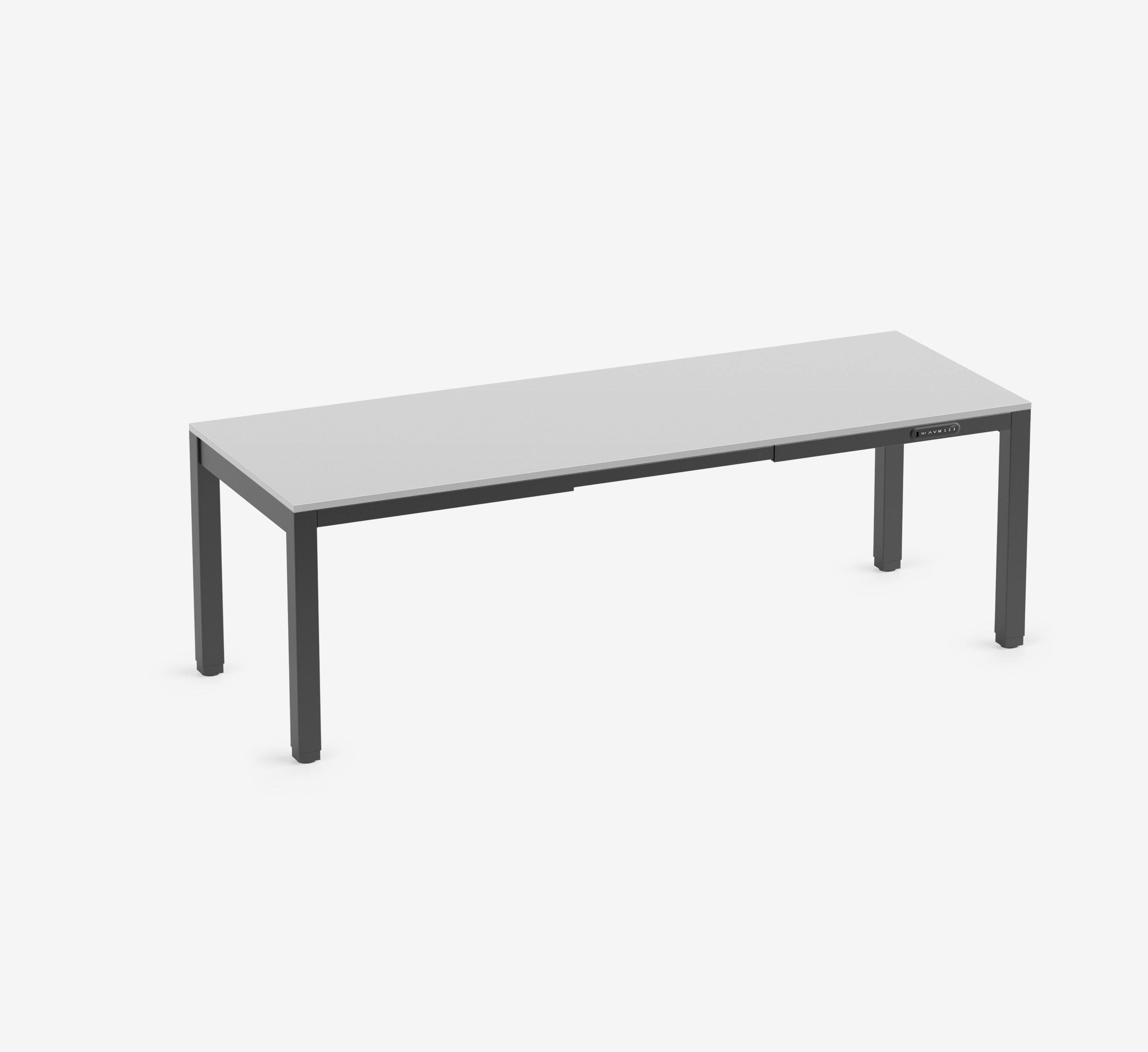 Ergolutions Schreibtisch PRIMUS 4-Bein elektrisch höhenverstellbarer Schreibtisch, 160 kg Traglast / USB-A / Leise / Timer / Memory / Kollisionssensor