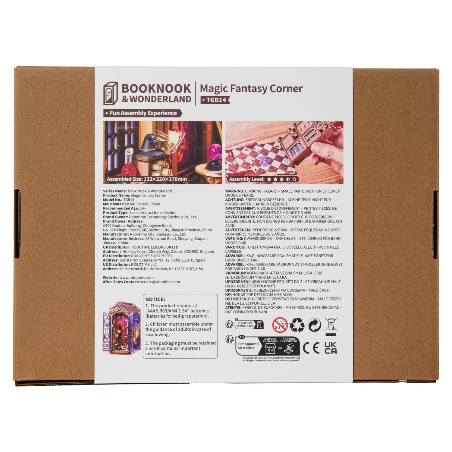 ROLIFE 3D-Puzzle Book Nook "Magic Fantasy Corner", Puzzleteile