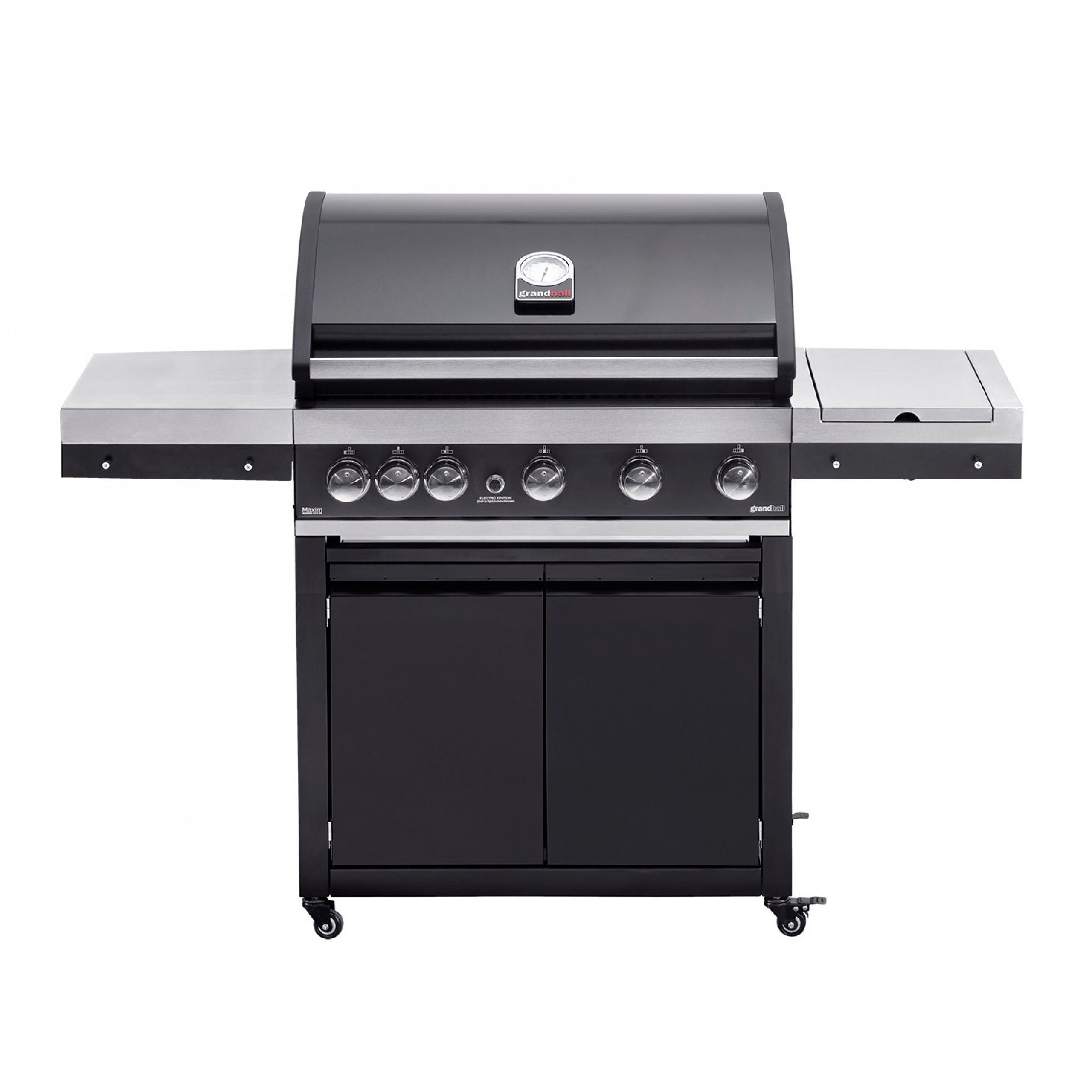 GrandHall Gasgrill Grandhall Gasgrill Maxim G5 Trolley 5 Brenner, 1 Seitenbrenner, 1