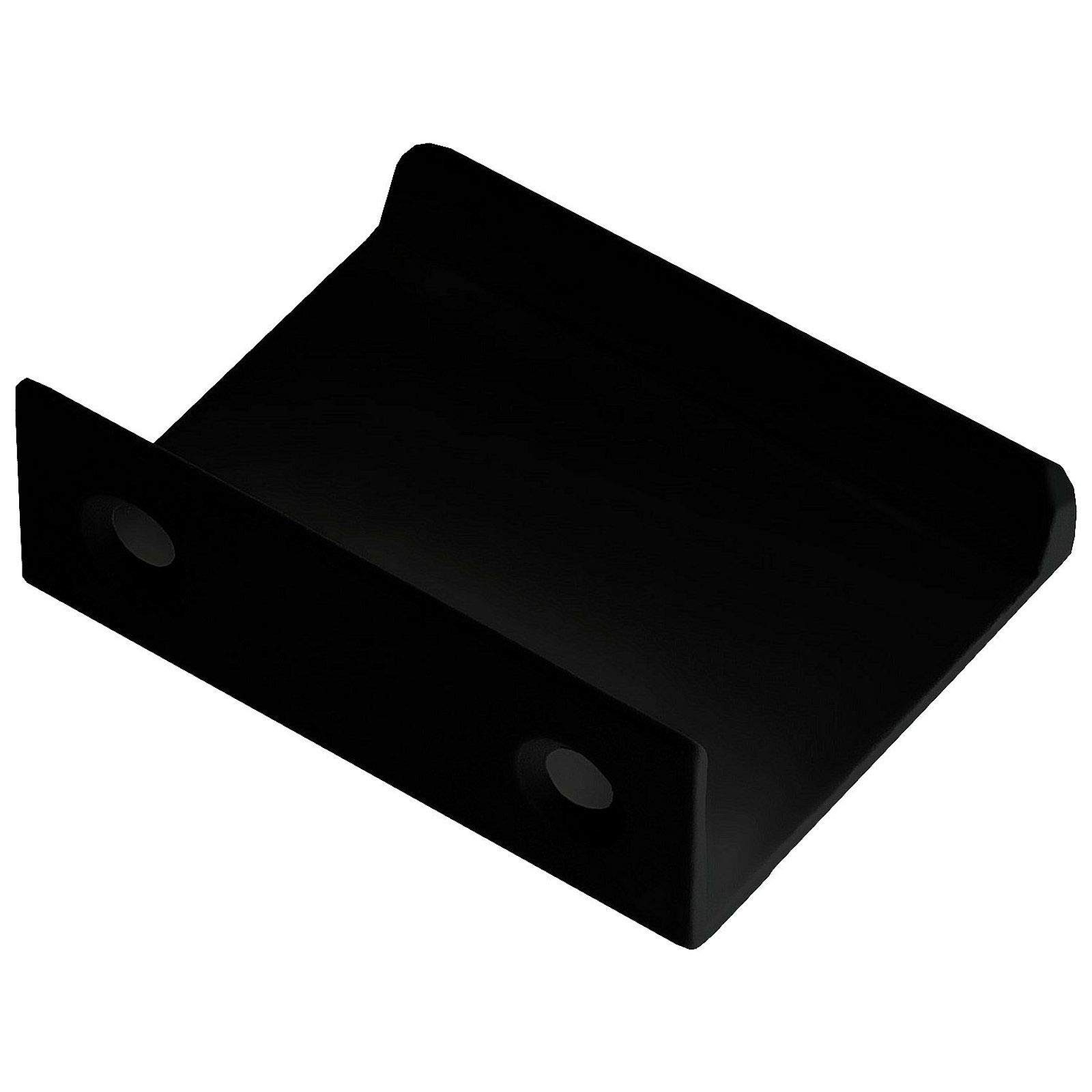 SO-TECH® Möbelgriff Griffleiste BLANKETT Jane, schwarz Länge 50 mm, inkl. Schrauben