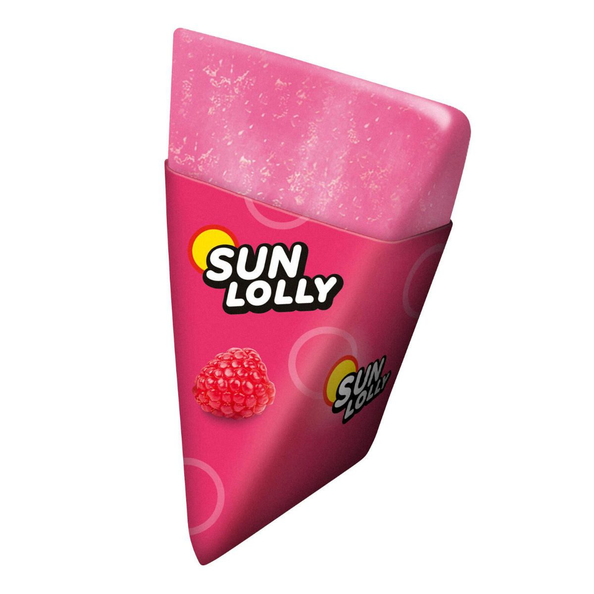 SUN LOLLY Süßigkeit, Sun Lolly Wassereis zum Selbsteinfrieren mit Himbeergeschmack 8er