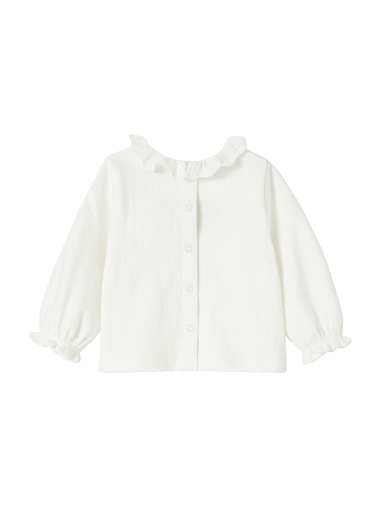 vertbaudet Langarmshirt Baby Shirt mit Kragen