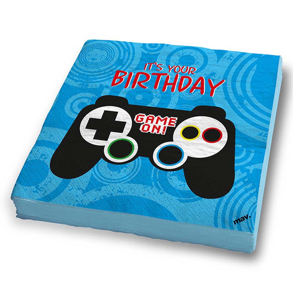 Grabo Hängedekoration Servietten Happy Birthday Game günstig online kaufen