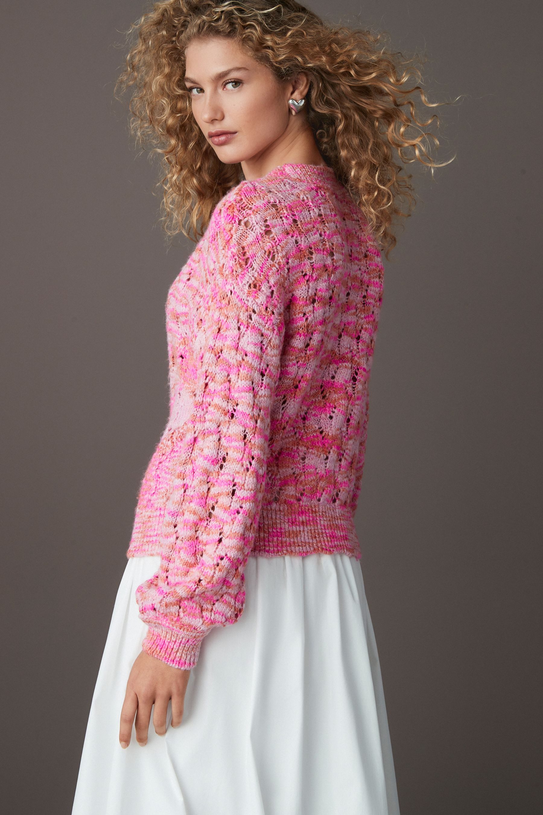 Next Strickjacke Strickjacke im Batikmuster mit günstig online kaufen