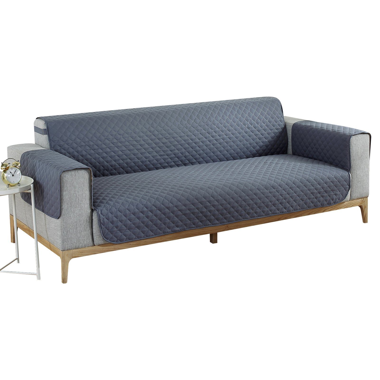 Rosnek Sofahusse Wasserabweisende, Antirutschmatte, für 1/2/3-sitzige Armlehnsofas, mit elastischem Band, für Haustiere