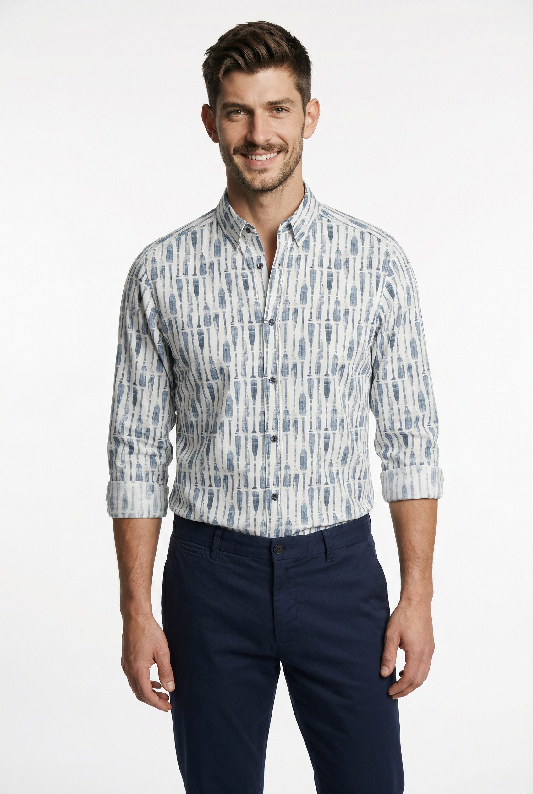 Joop Jeans Langarmhemd Hanson Regular fit mit Muster
