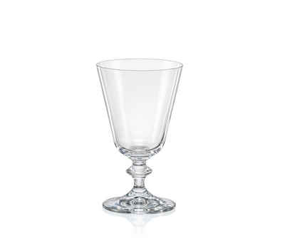 Crystalex Rotweinglas Weingläser Bella Kristallglas 350 ml 6er Set, Kristallglas, Kristallglas, Bohemia