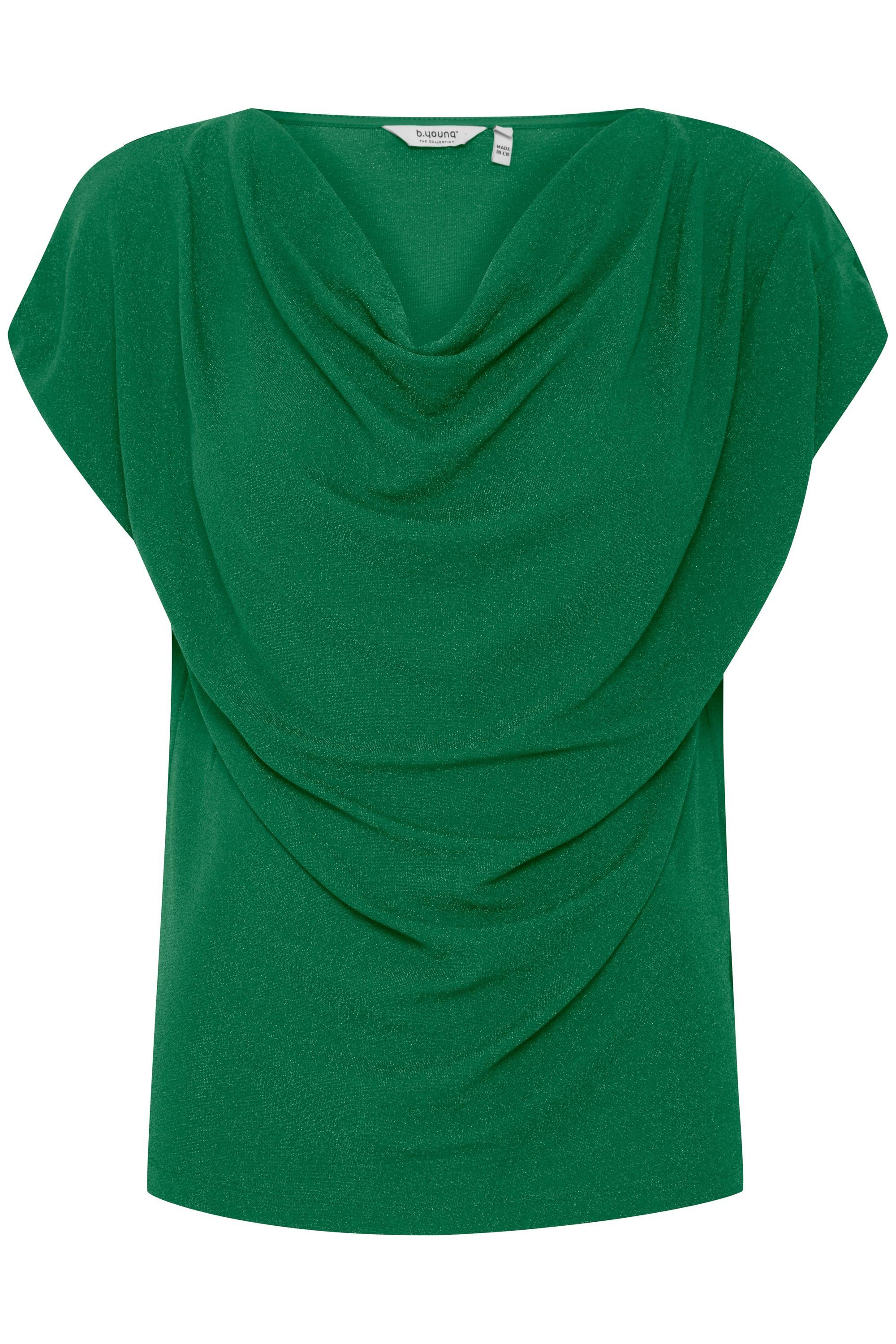 b.young T-Shirt BYSELINA Green WATERFALL - 20812560 A Ultramarine (185338)