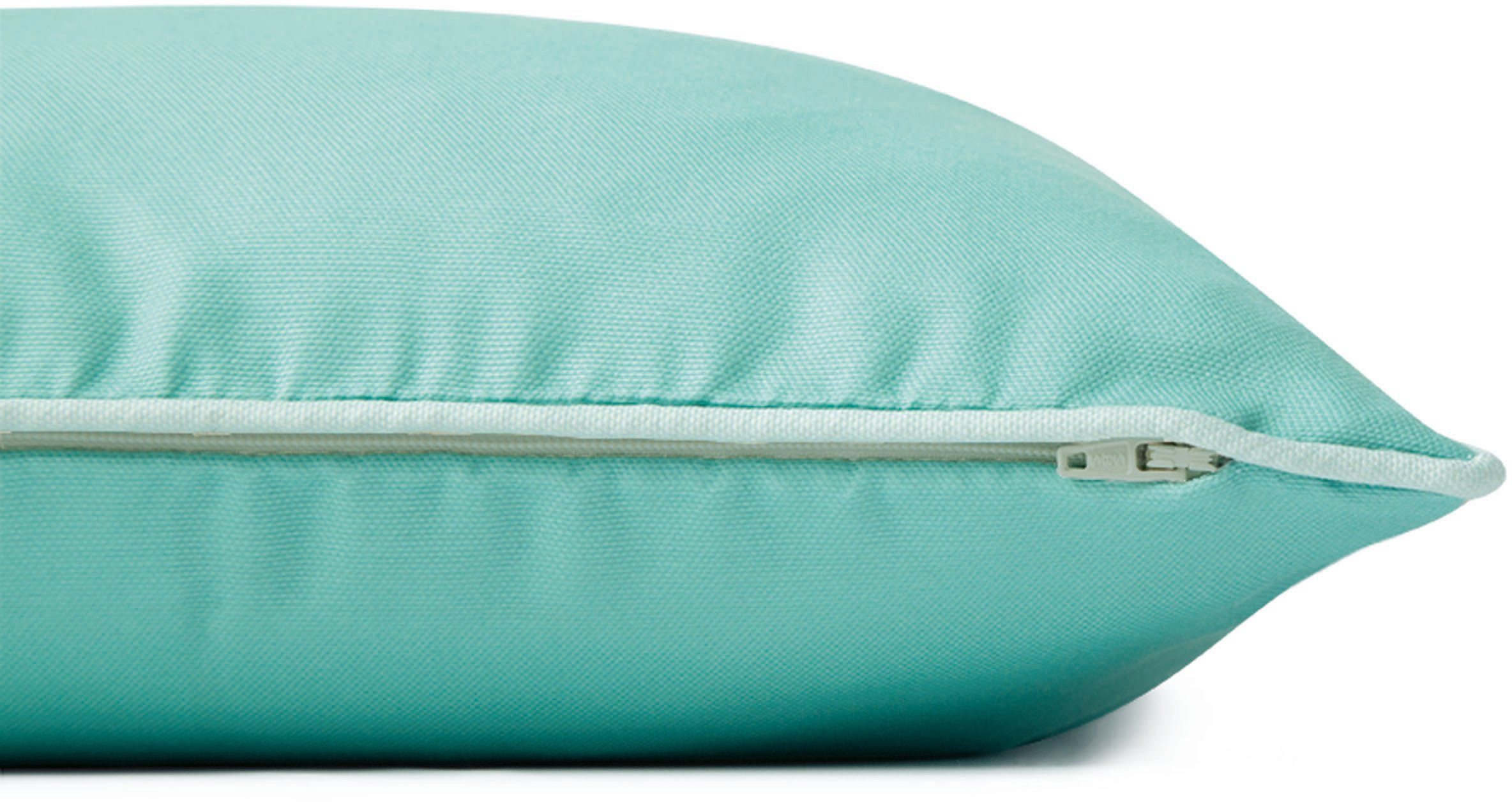 TOM TAILOR HOME Dekokissen Dove Signature, mit Paspel, Kissenhülle ohne Füllung, 1 Stück