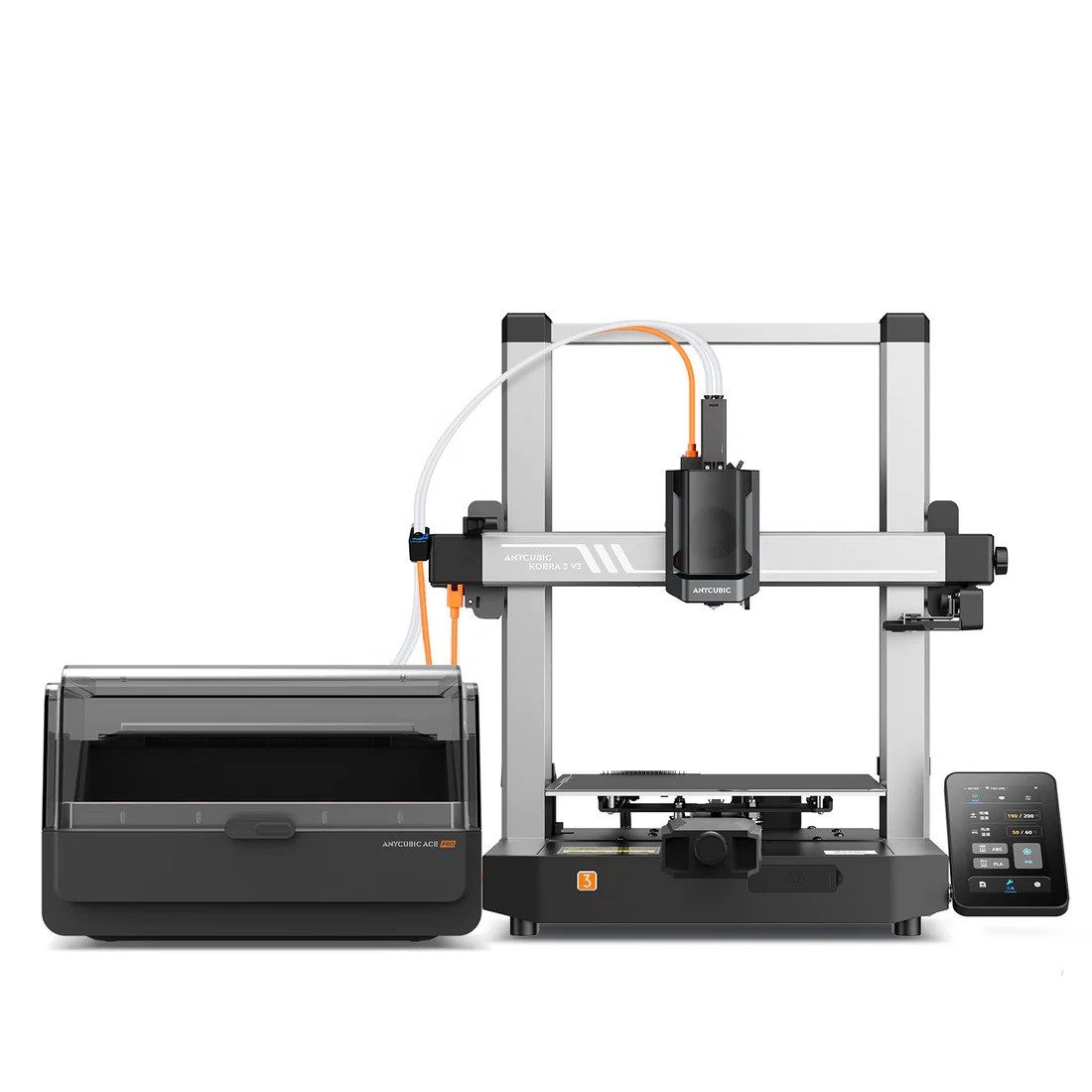 ANYCUBIC 3D-Drucker Anycubic Kobra 3 V2 Combo, Multicolor- & Multimaterialdruck mit ACE Pro