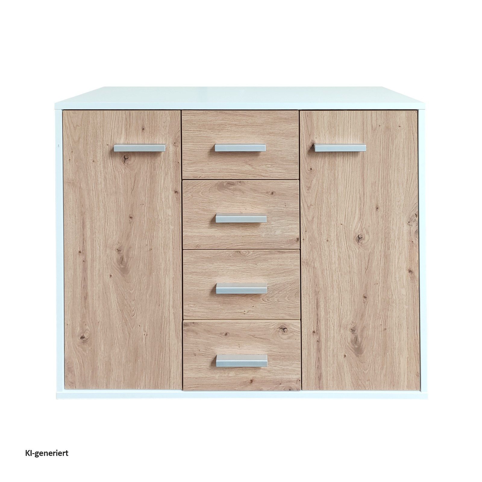 HTI-Line Kommode Kommode Nina mit 4 Schubladen (Stück, 1 Kommode), Anrichte Sideboard Schrank