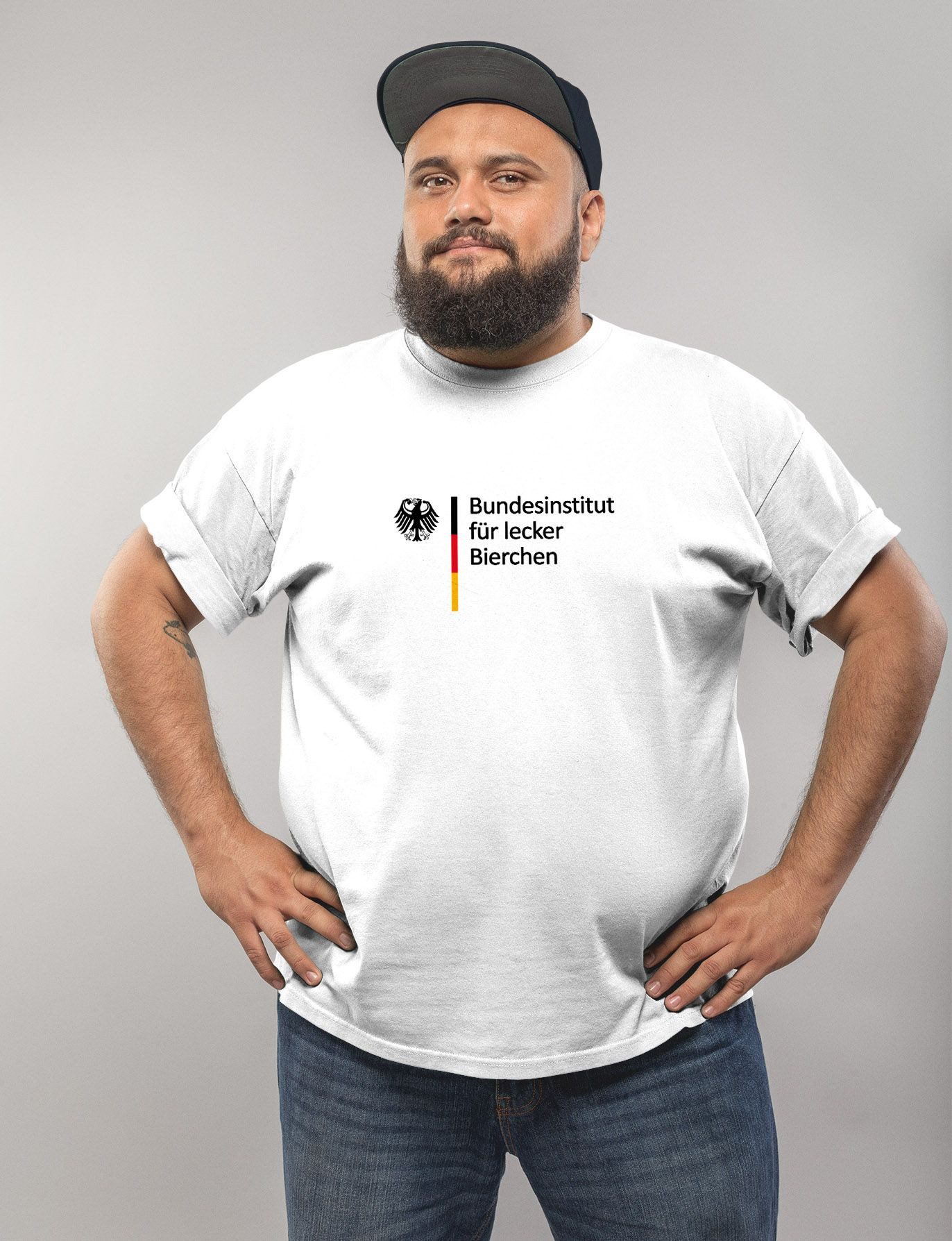 MoonWorks Print-Shirt Herren T-Shirt Alkohol Bier günstig online kaufen
