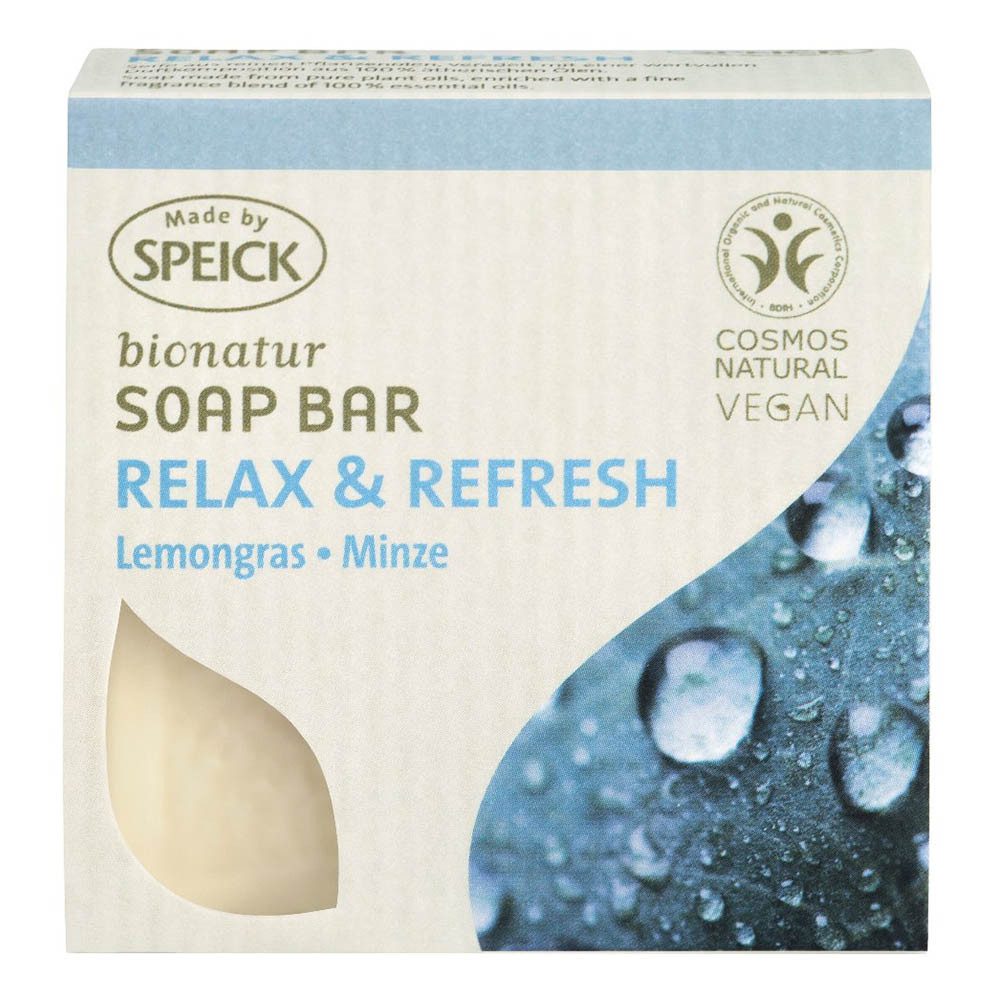 Speick Naturkosmetik GmbH & Co. KG Feste Duschseife Bionatur Soap Bar - Relax & Refresh 100g