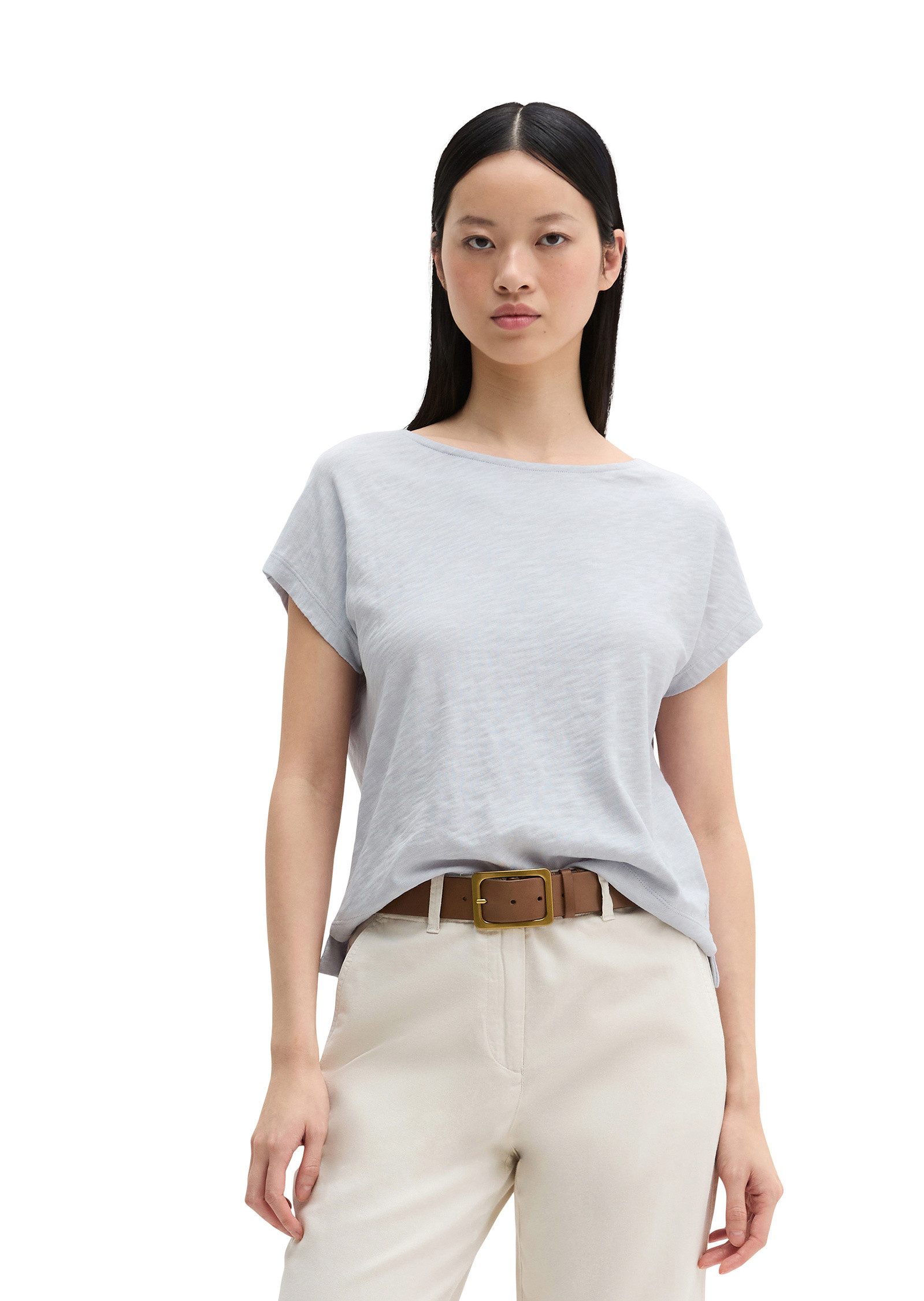 Marc O'Polo T-Shirt aus weichem Baumwoll-Slub-Jersey