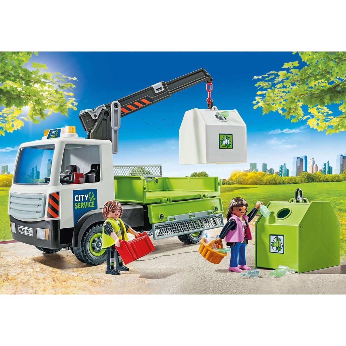 Playmobil® Spielwelt PLAYMOBIL® 71431 - City Life - Altglas-LKW mit Container