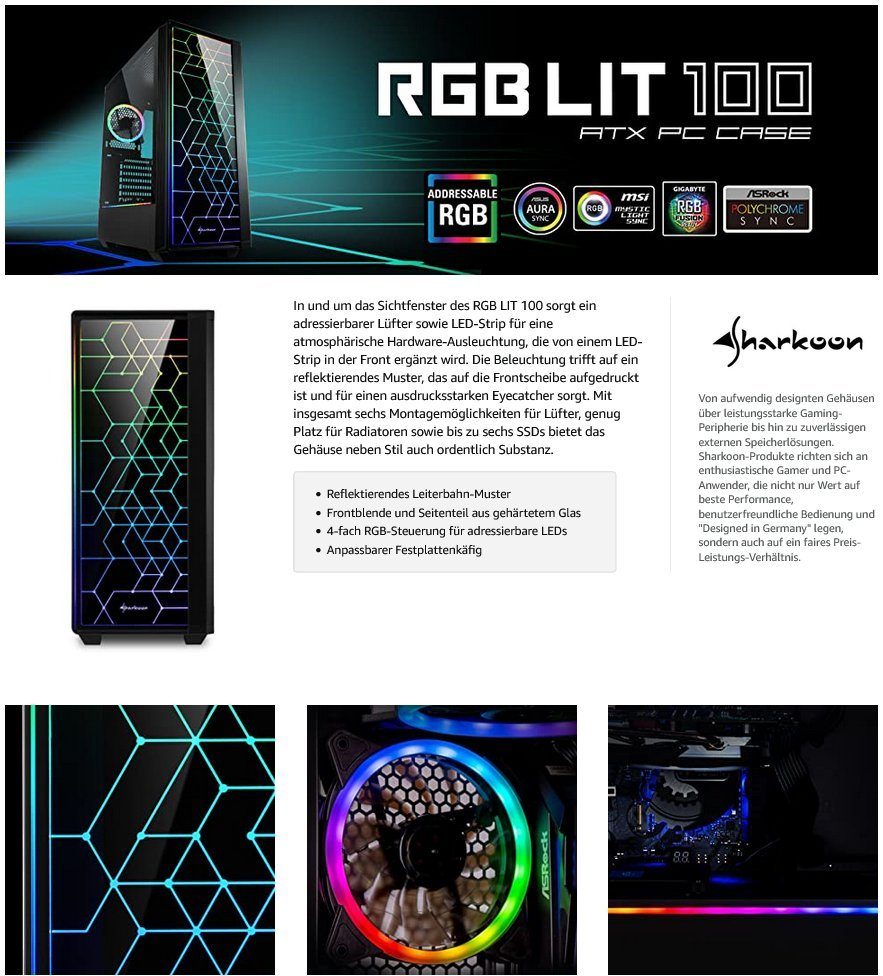 RGB 1000 Peacemaker 4060, GB [LIT] 4060 RTX Nvidia RTX 11900K, SSD, 32 Tower, GeForce Gaming, i9 Core RAM, GB Gaming-PC Meinpc Windows i9 11, RGB, (Intel Gamer)