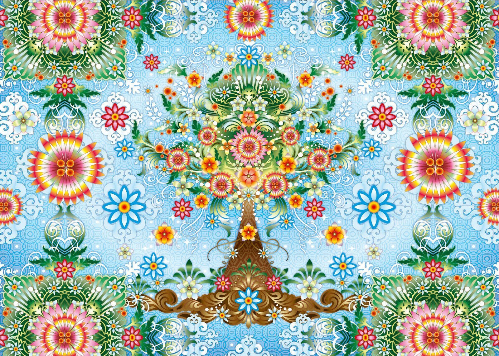 Schmidt Spiele Puzzle Farbenprächtiger Baum, 1000 Puzzleteile günstig online kaufen